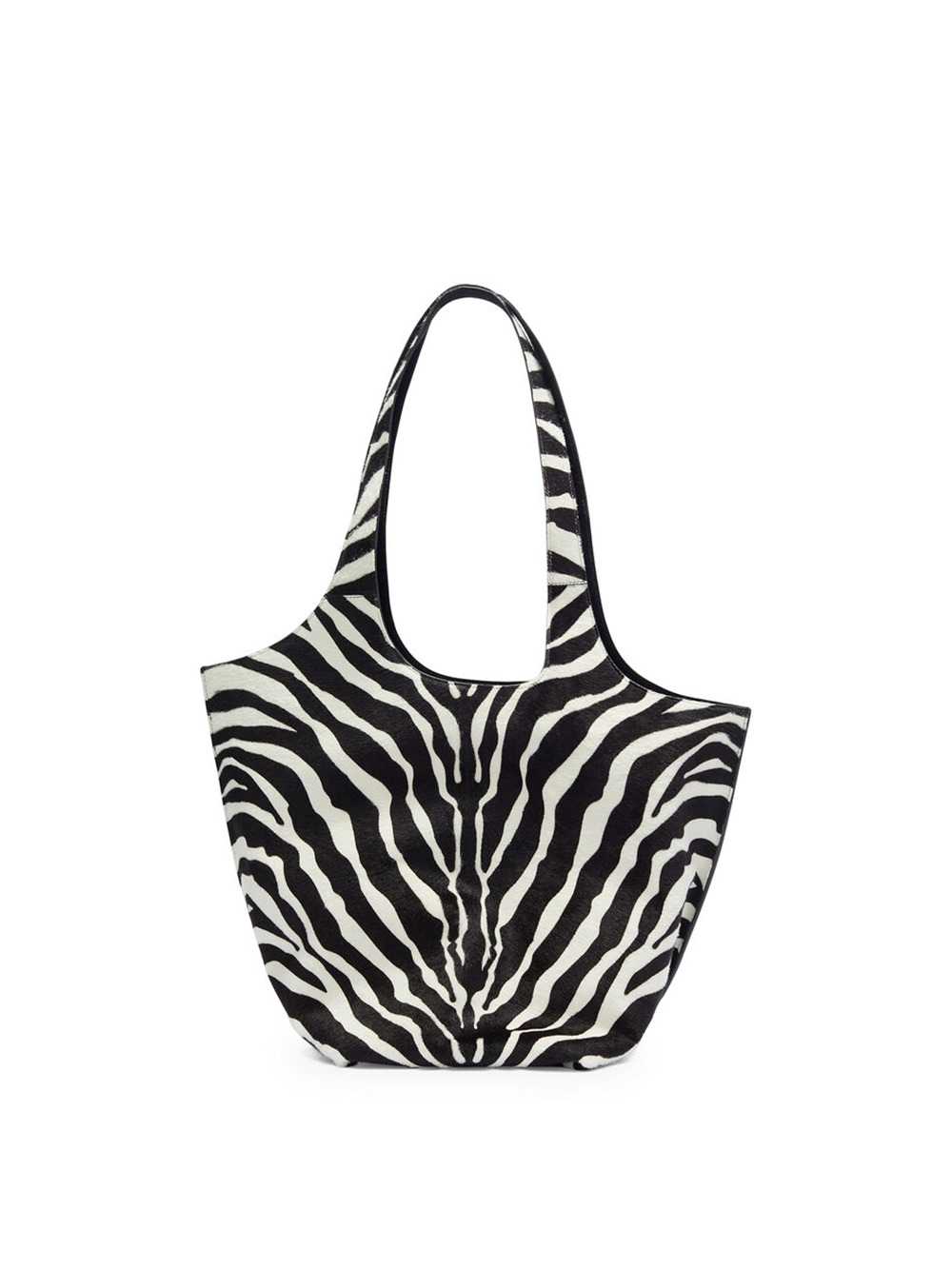 The Attico Women The Scoop Large White And Black Shoulder Bag THE ATTICO