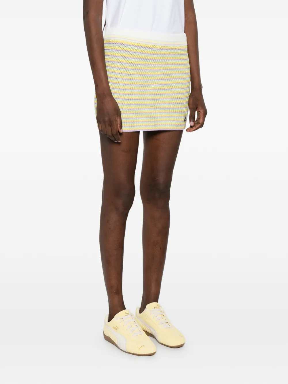 Casablanca Women Striped Bourgeois-Style Miniskirt CASABLANCA