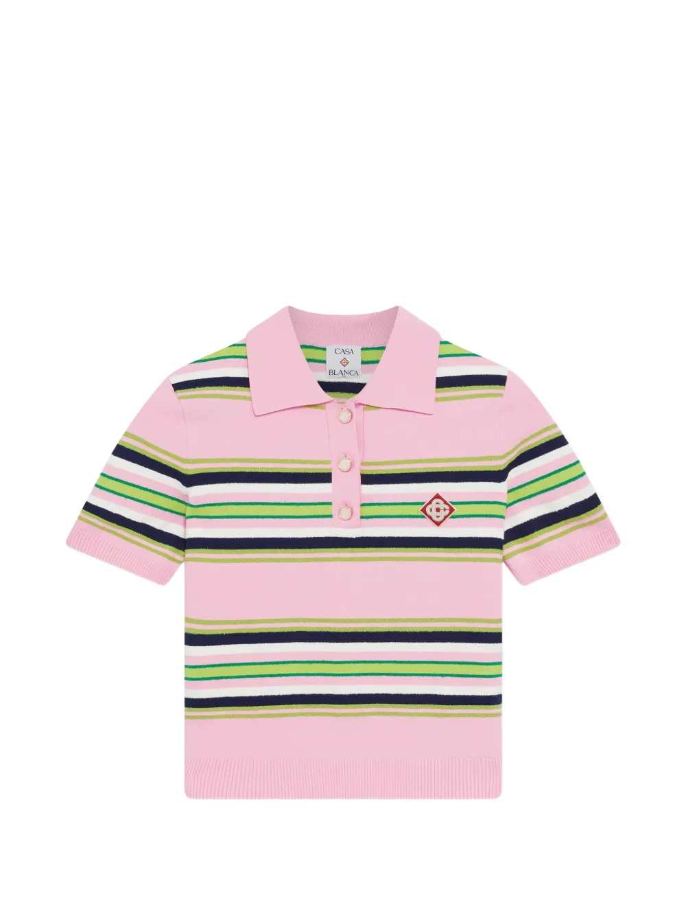 Casablanca Women Striped Polo CASABLANCA