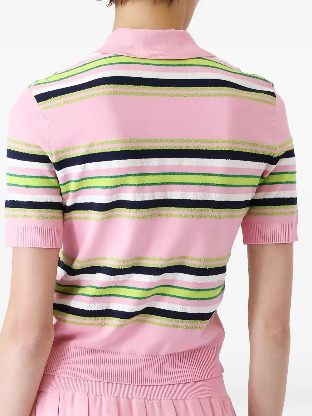 Casablanca Women Striped Polo CASABLANCA