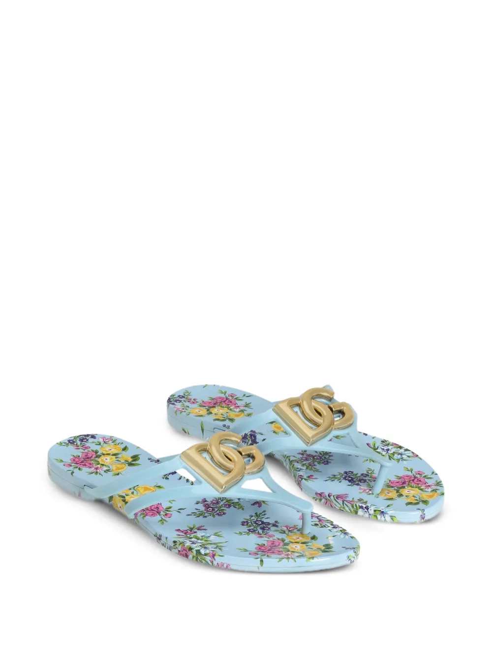 Dolce & Gabbana Women Floral Flip-Flops DOLCE & GABBANA