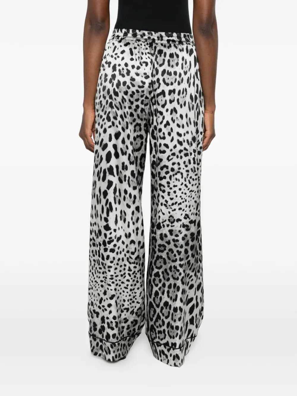 Dolce & Gabbana Women Leopard Print Palazzo Pants DOLCE & GABBANA
