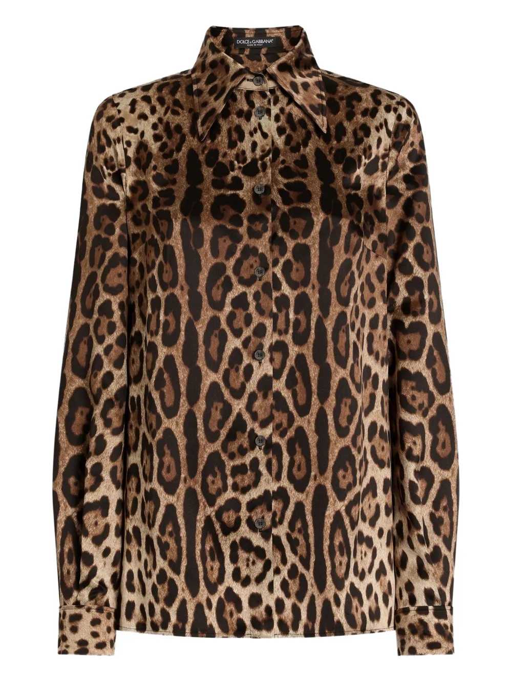 Dolce & Gabbana Women Leopard Print Shirt DOLCE & GABBANA