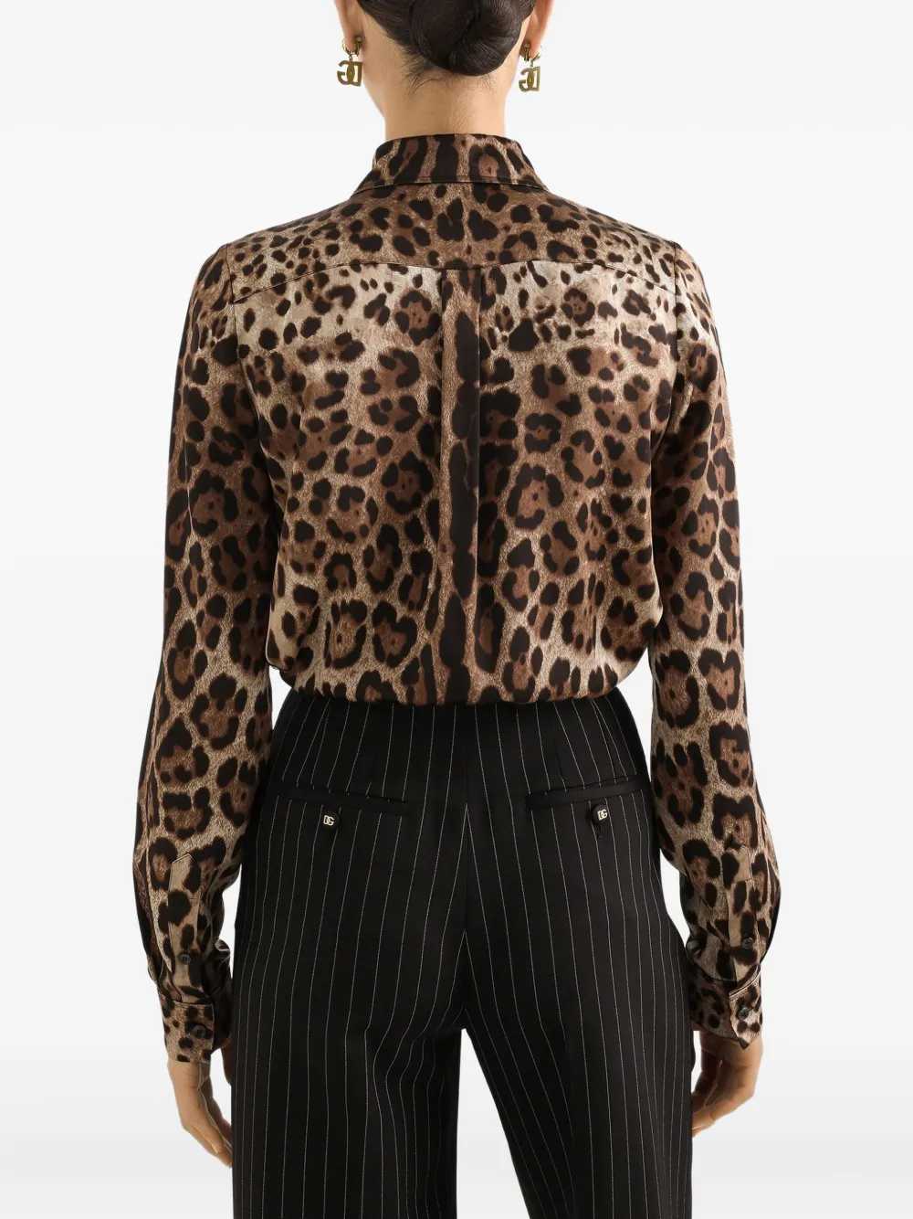 Dolce & Gabbana Women Leopard Print Shirt DOLCE & GABBANA