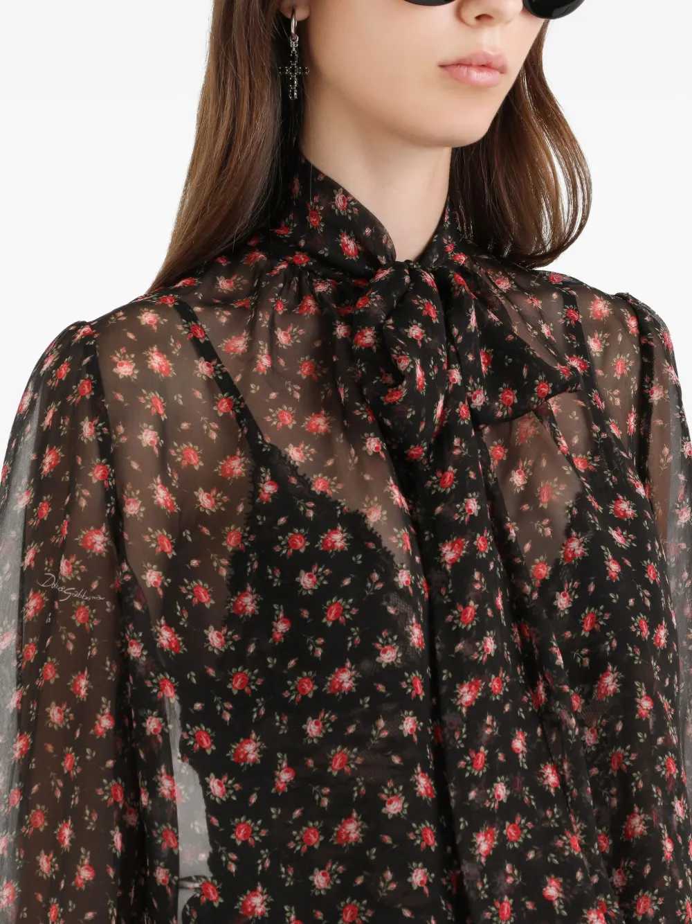 Dolce & Gabbana Women Floral Blouse DOLCE & GABBANA