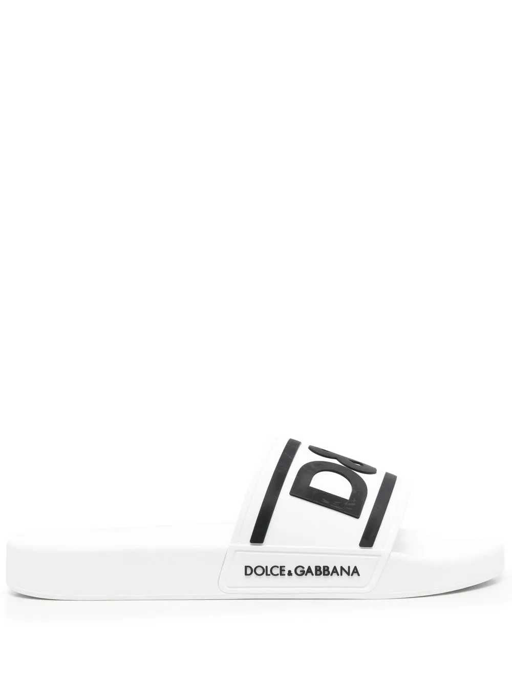 Dolce & Gabbana Men Rubber Slide Sandals DOLCE & GABBANA