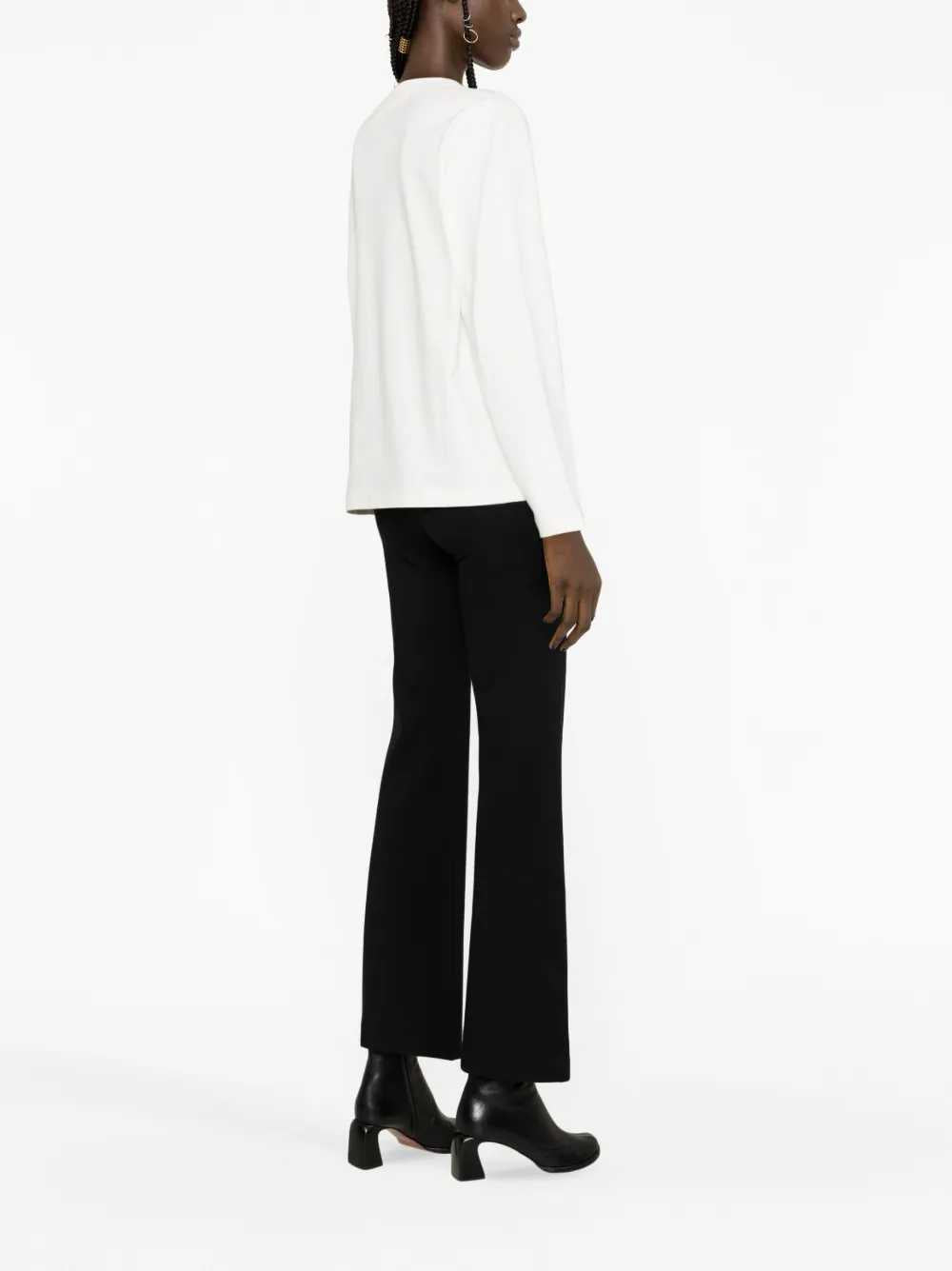 Jil Sander Women Cotton Sweatshirt With Logo Print JIL SANDER