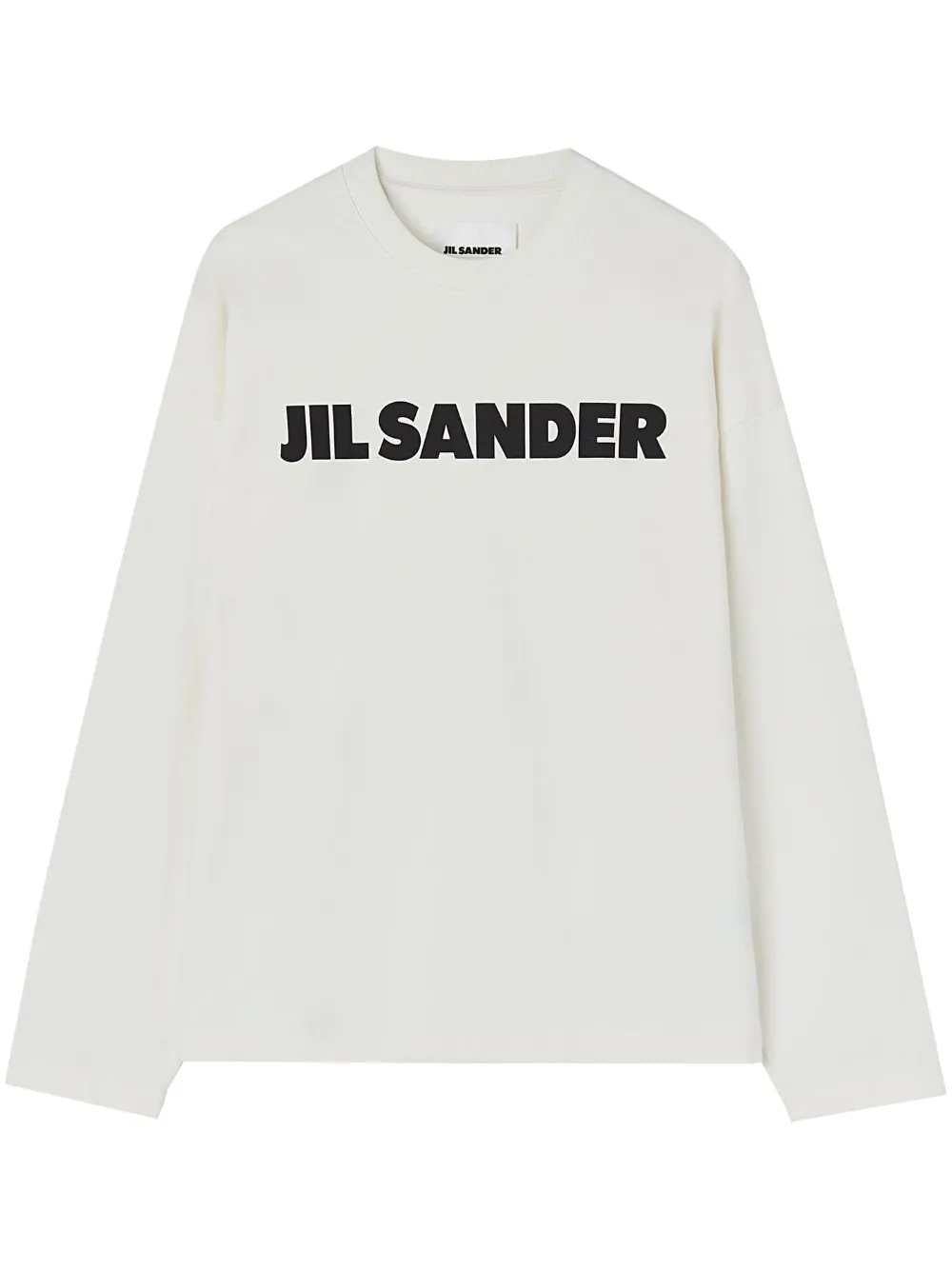 Jil Sander Men Long-Sleeved Shirt With Logo Print JIL SANDER