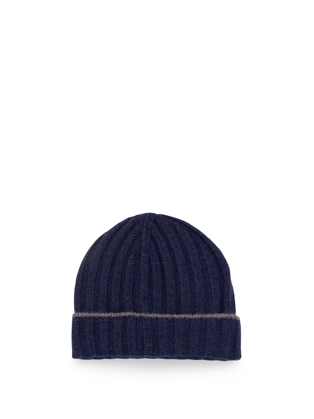 Brunello Cucinelli Men Cashmere Rib Knit Beanie BRUNELLO CUCINELLI