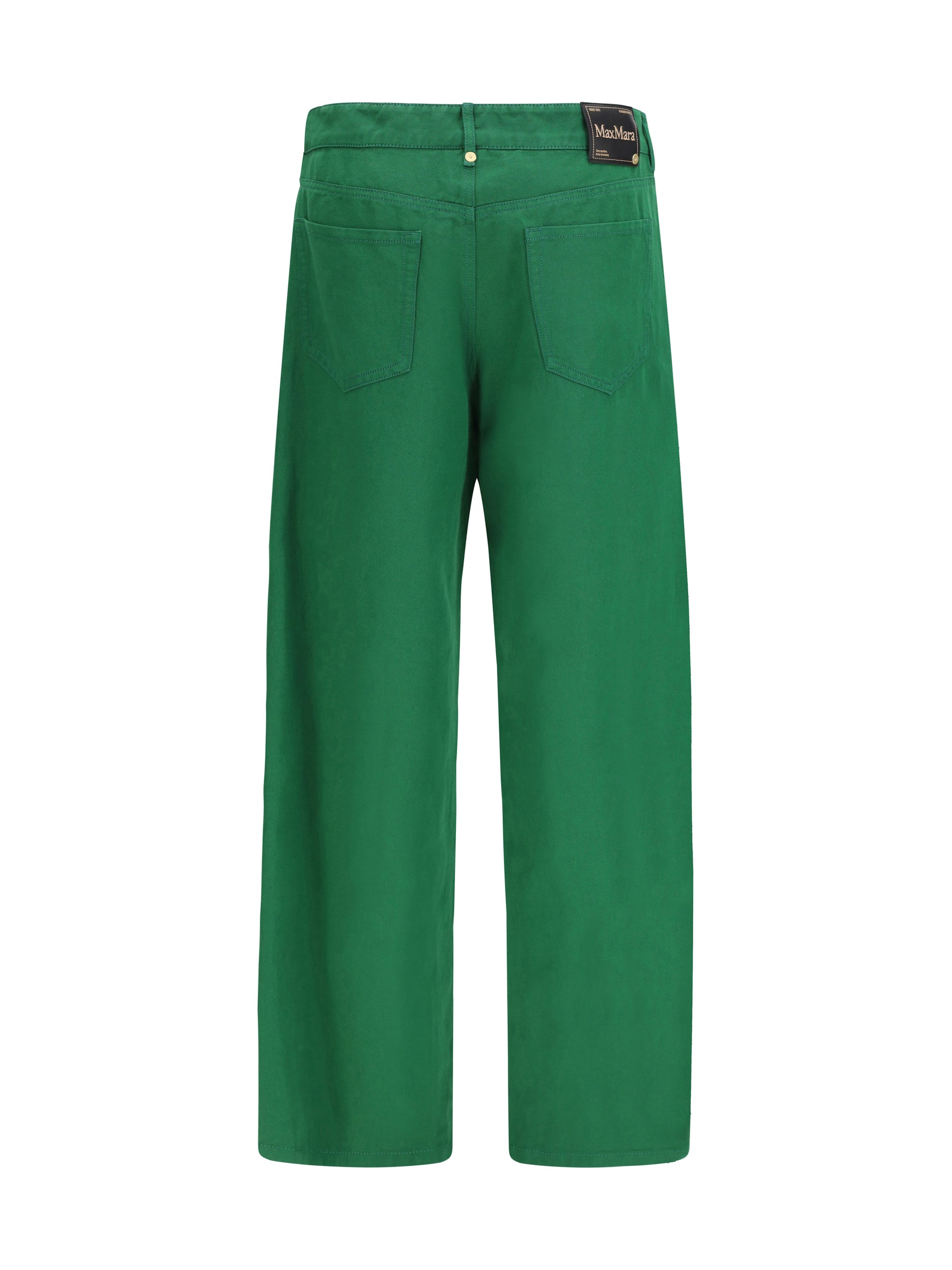 'S Maxmara Women Cotton And Linen Pants S MAX MARA