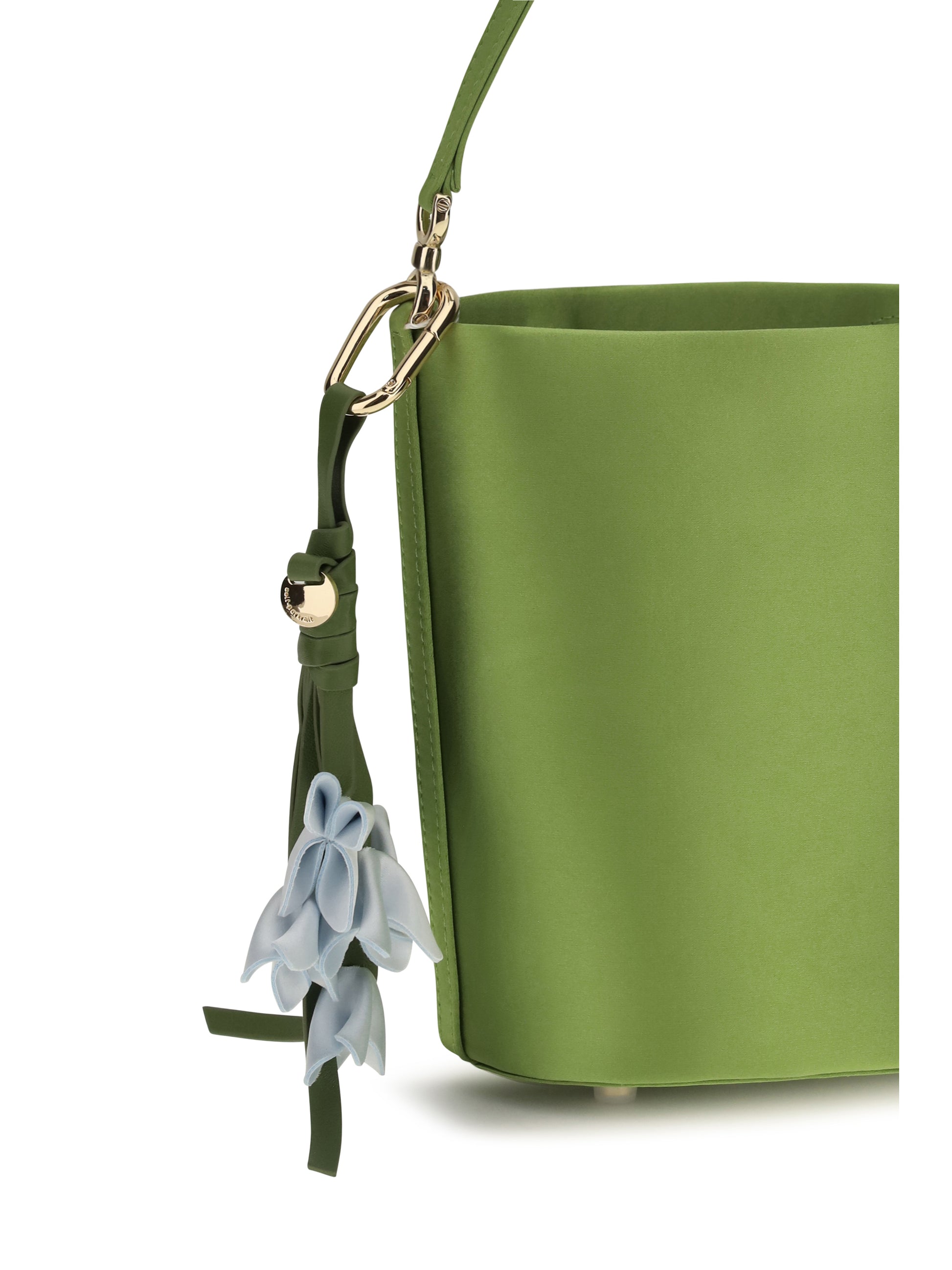 Self-Portrait Women Satin Bucket Bag SELF-PORTRAIT