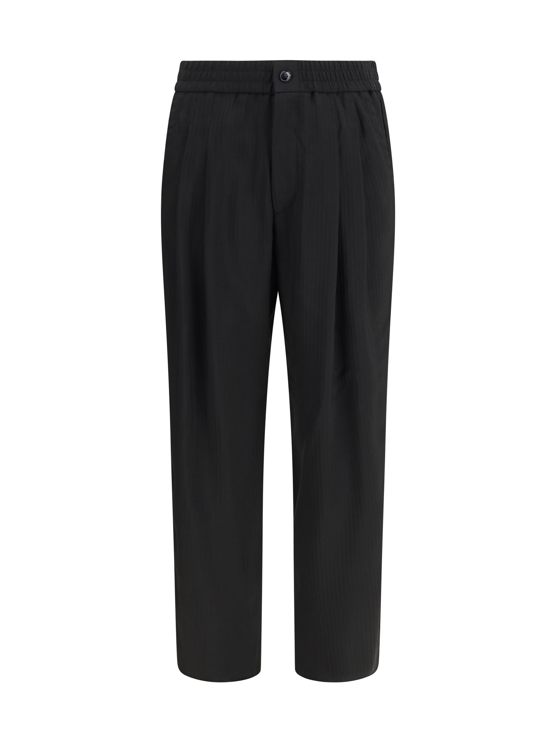 Giorgio Armani Men Wide-Leg Viscose Pants GIORGIO ARMANI