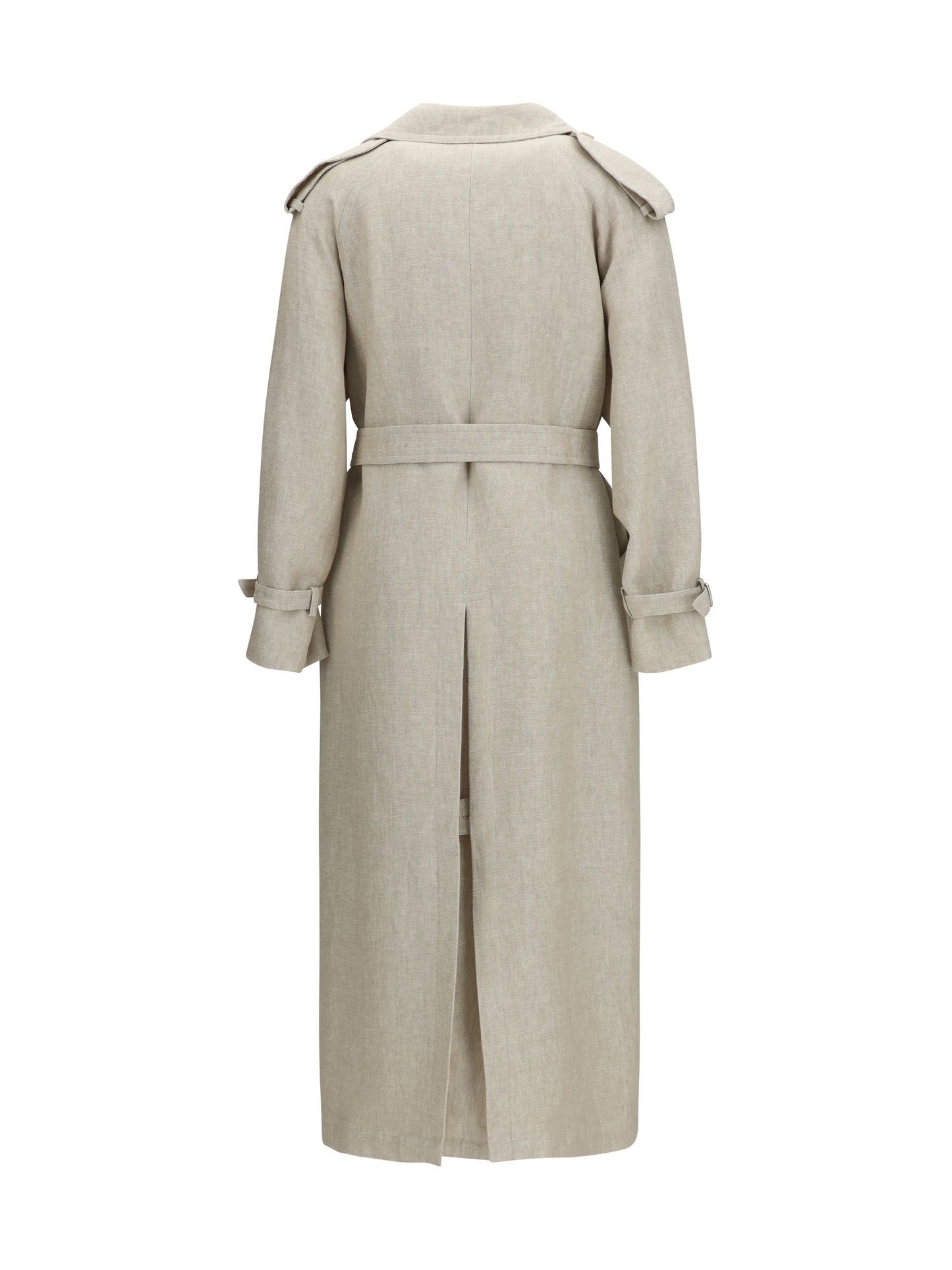 Max Mara Women Double-Breasted Trench Coat MAX MARA