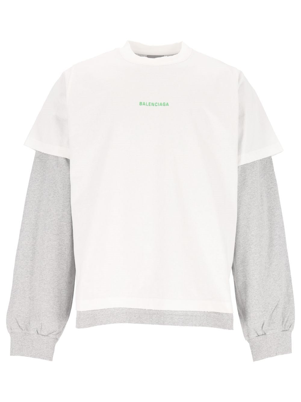 Balenciaga Men Double Logo T-Shirt BALENCIAGA