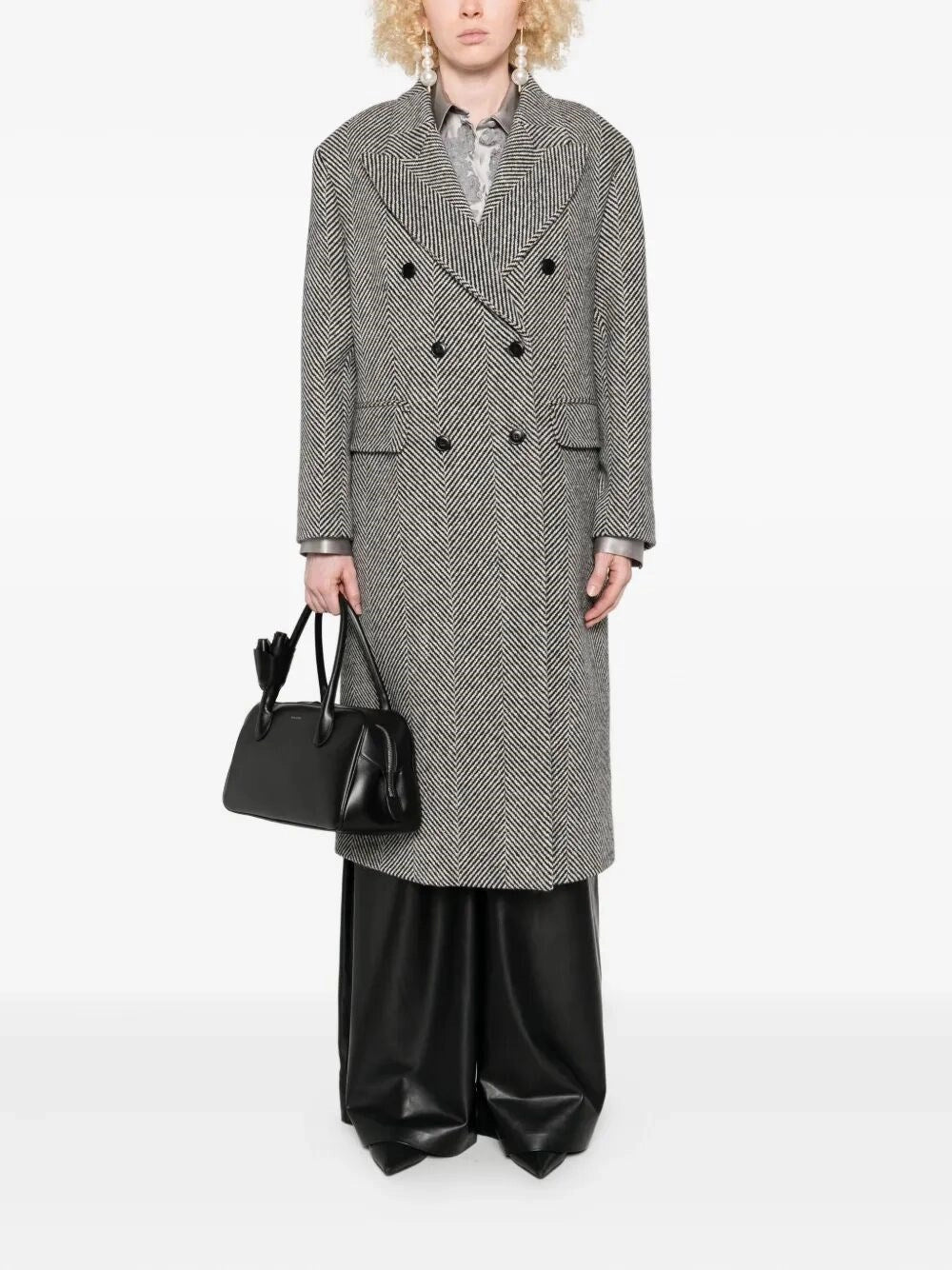 Ermanno Scervino Women Double-Breasted Coat ERMANO SCERVINO