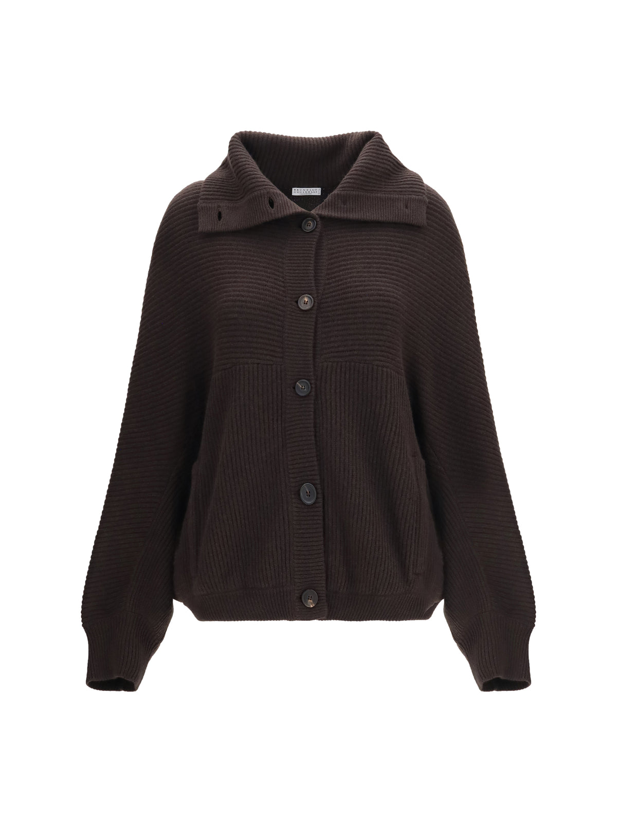 Brunello Cucinelli Women High Neck Cashmere Cardigan BRUNELLO CUCINELLI