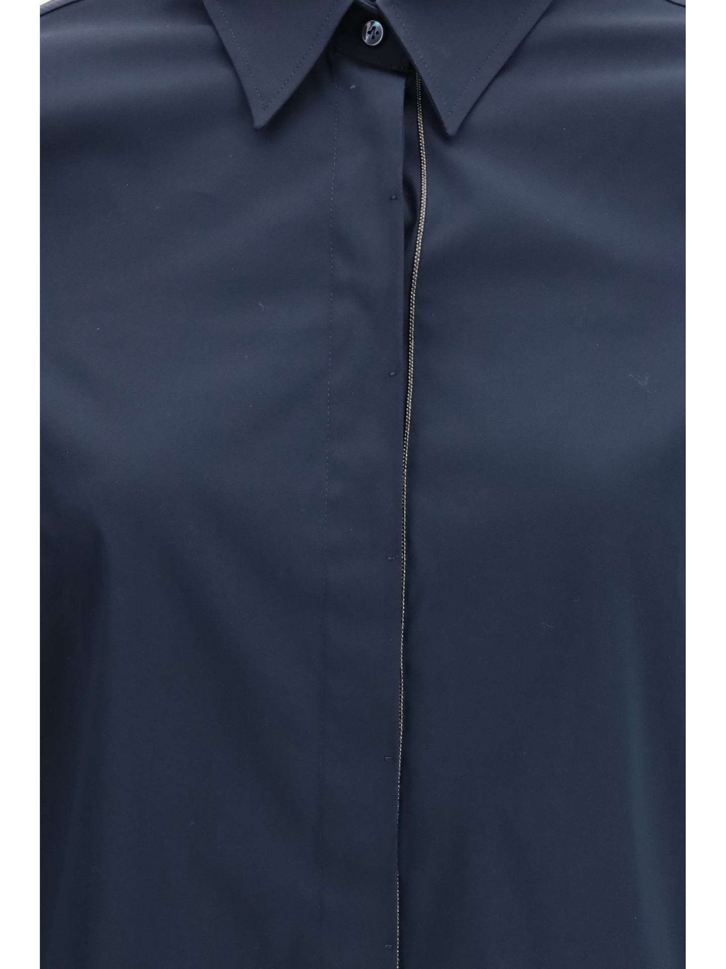 Brunello Cucinelli Women Shirt With Embellishments BRUNELLO CUCINELLI