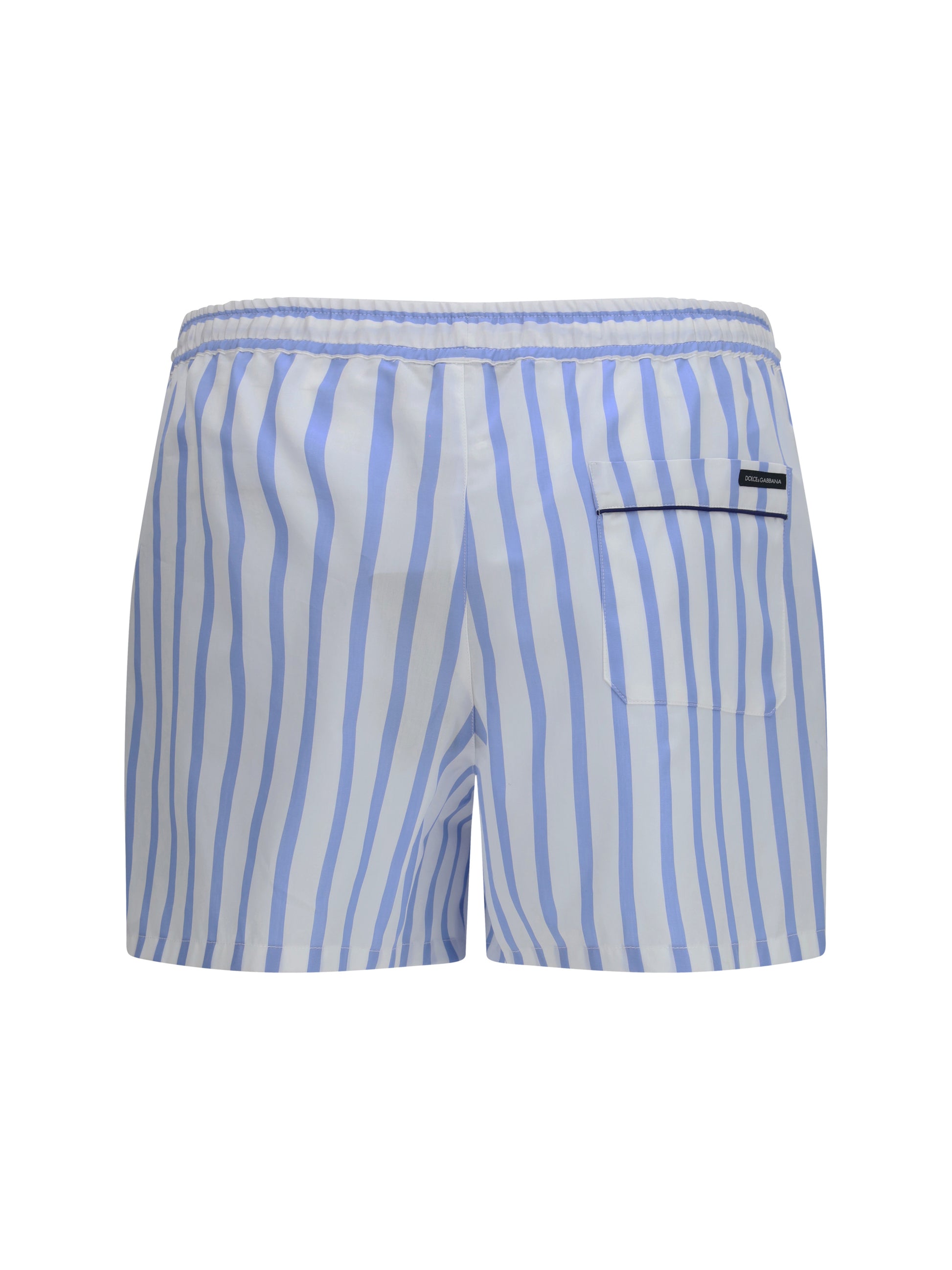 Dolce & Gabbana Men Striped Poplin Bermuda Shorts DOLCE & GABBANA