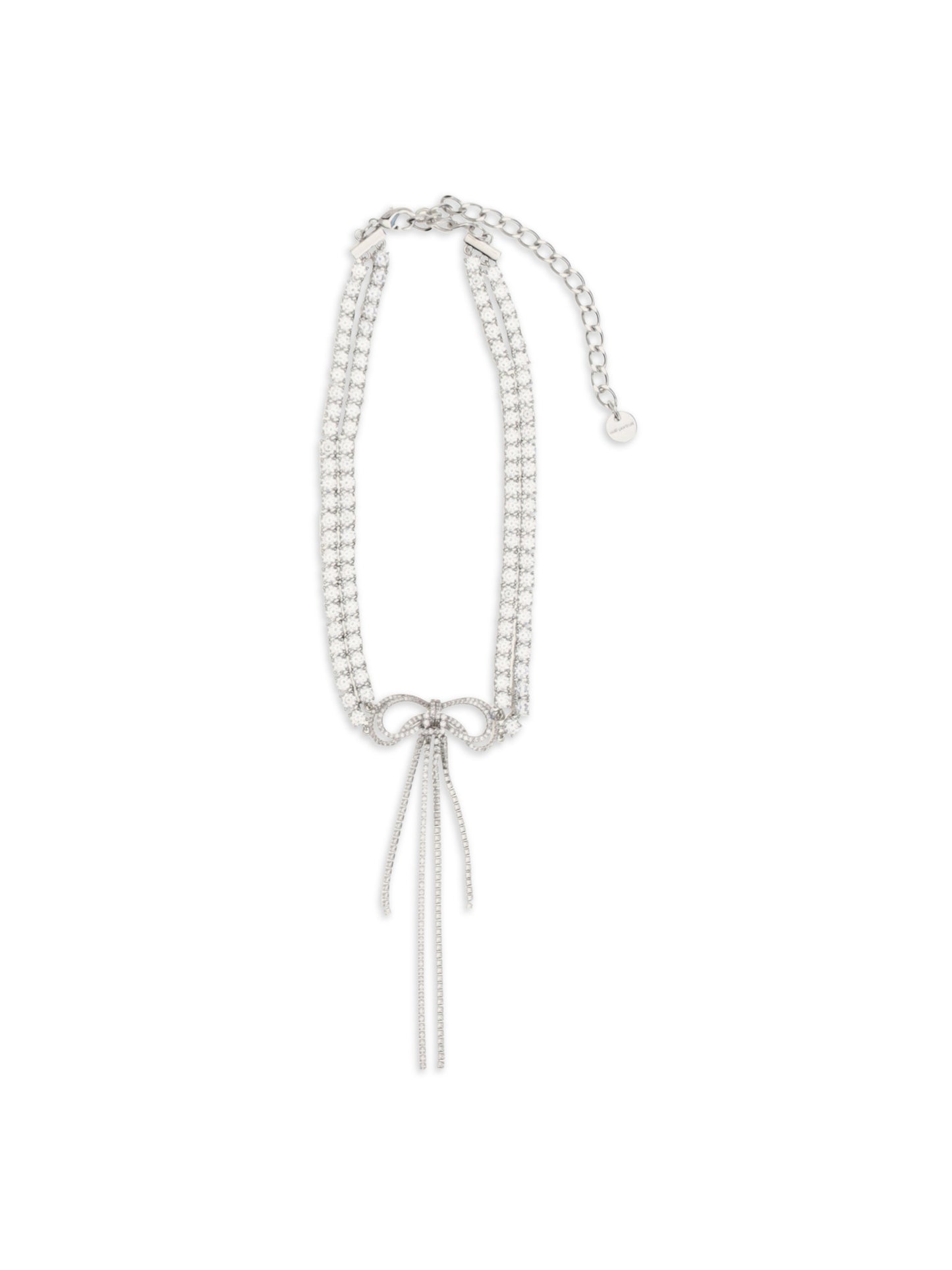 Self-Portrait Women Crystal Double Bow Choker SELF-PORTRAIT
