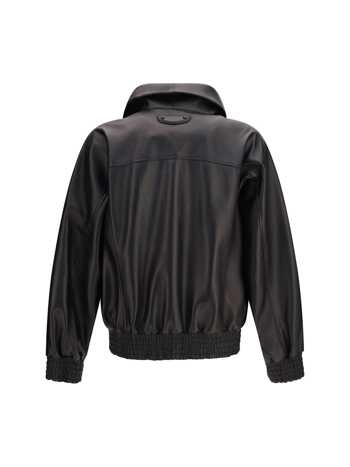 Balenciaga Men High-Neck Leather Jacket BALENCIAGA