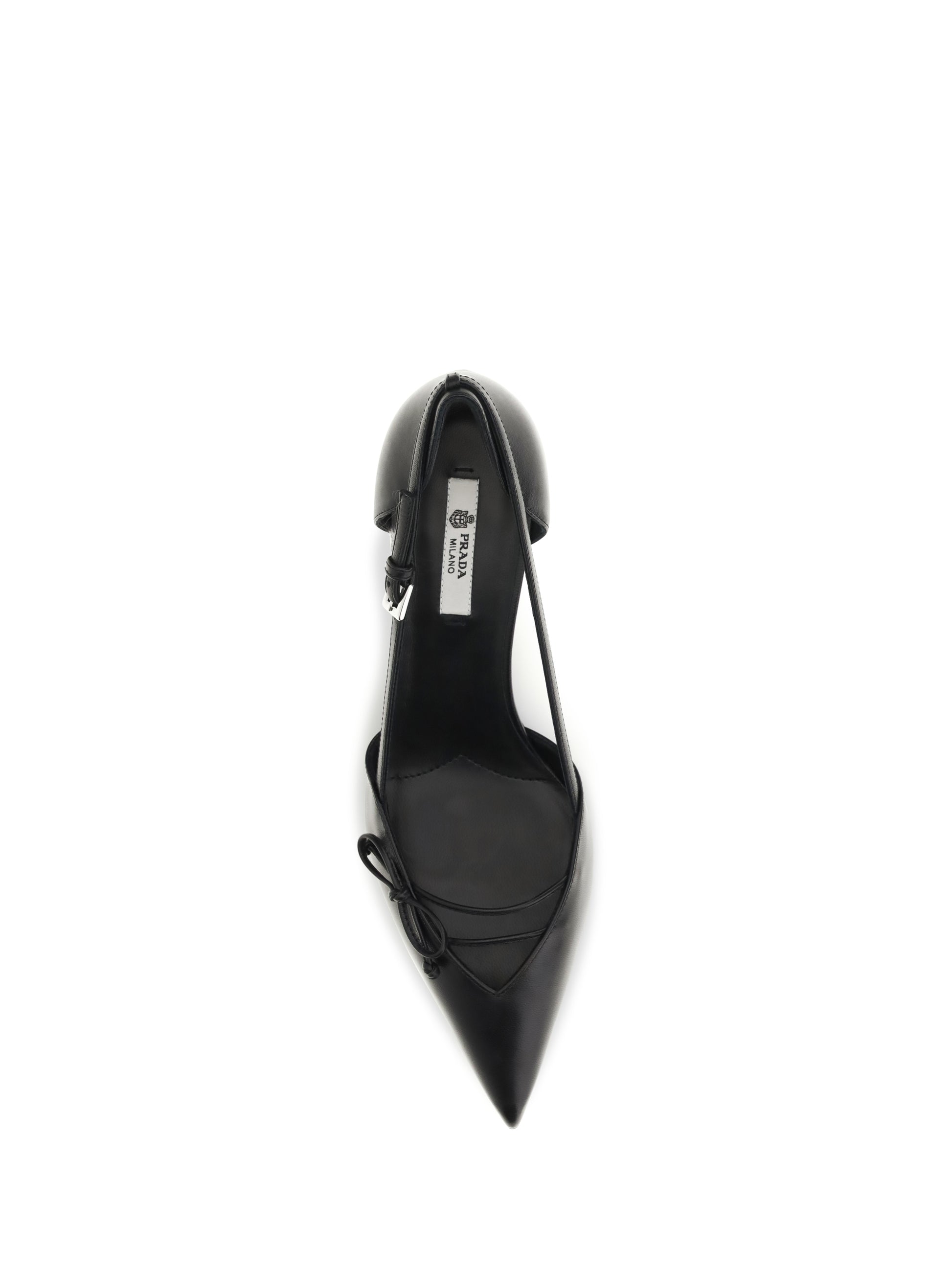 Prada Women Side-Cut Leather Pumps PRADA