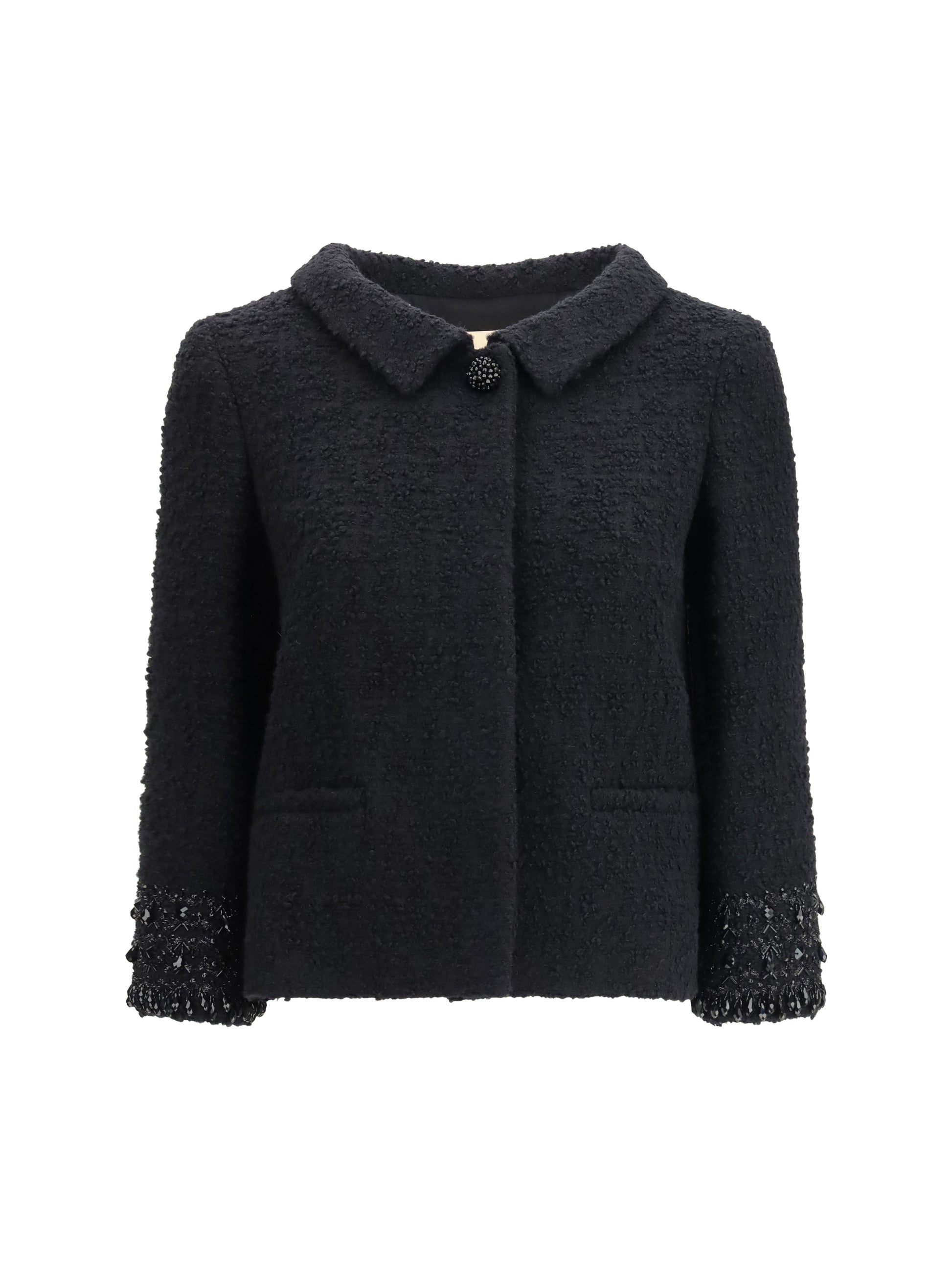 Valentino Women Tweed Virgin Wool Jacket VALENTINO