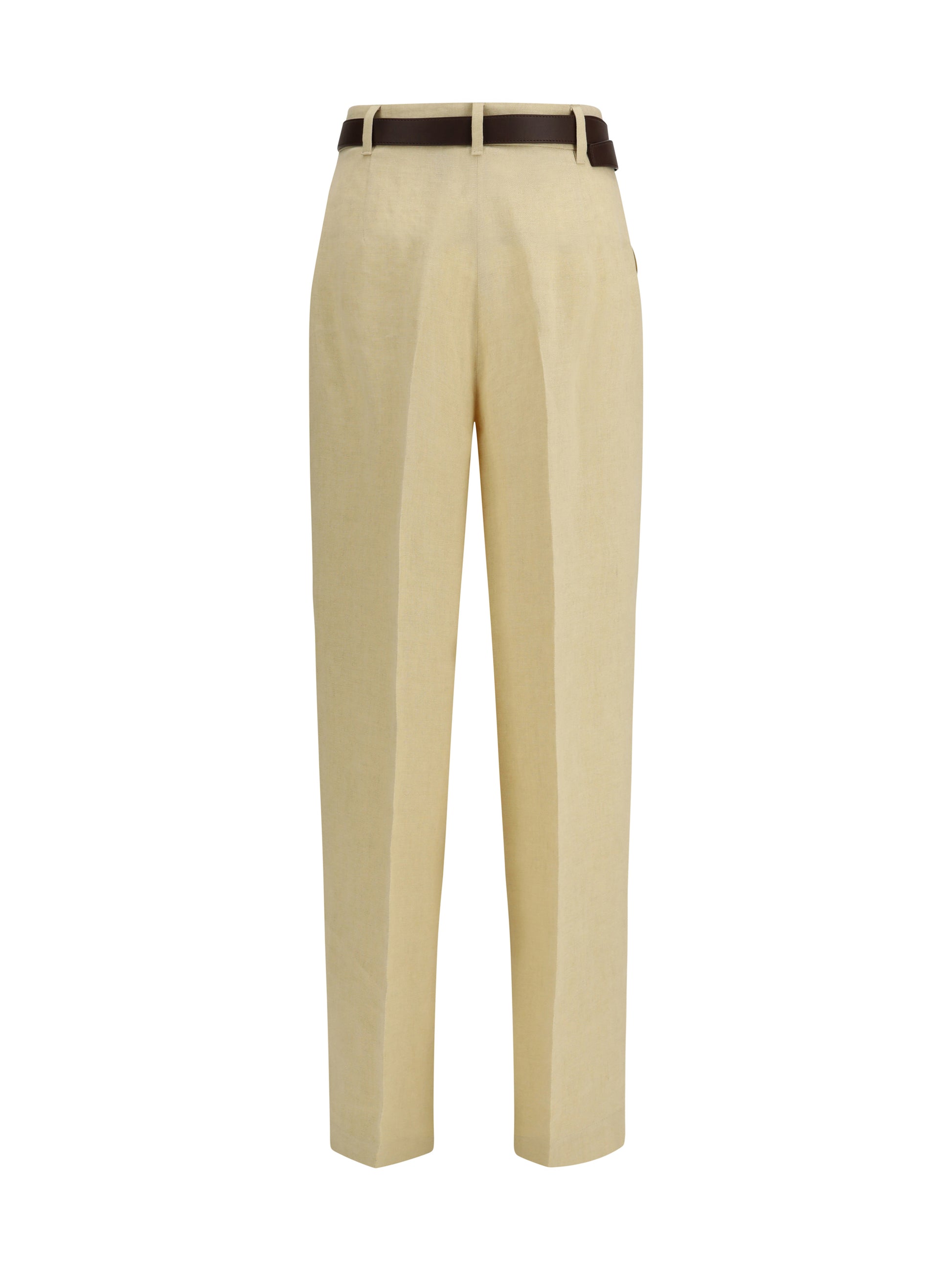 Max Mara Studio Women Mstsumero Pants In Linen Batavia MAX MARA STUDIO