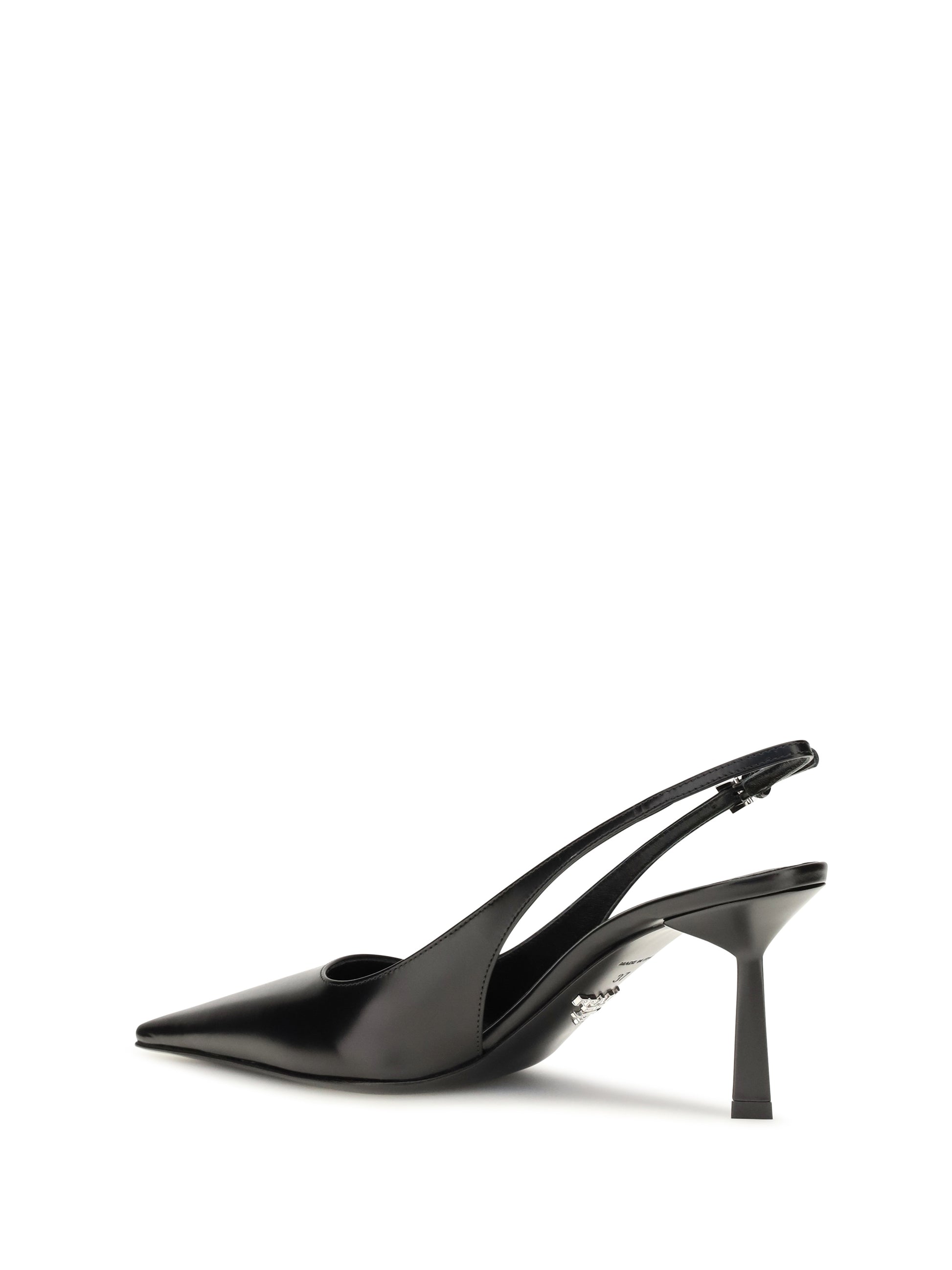 Prada Women Leather Slingback Pumps PRADA
