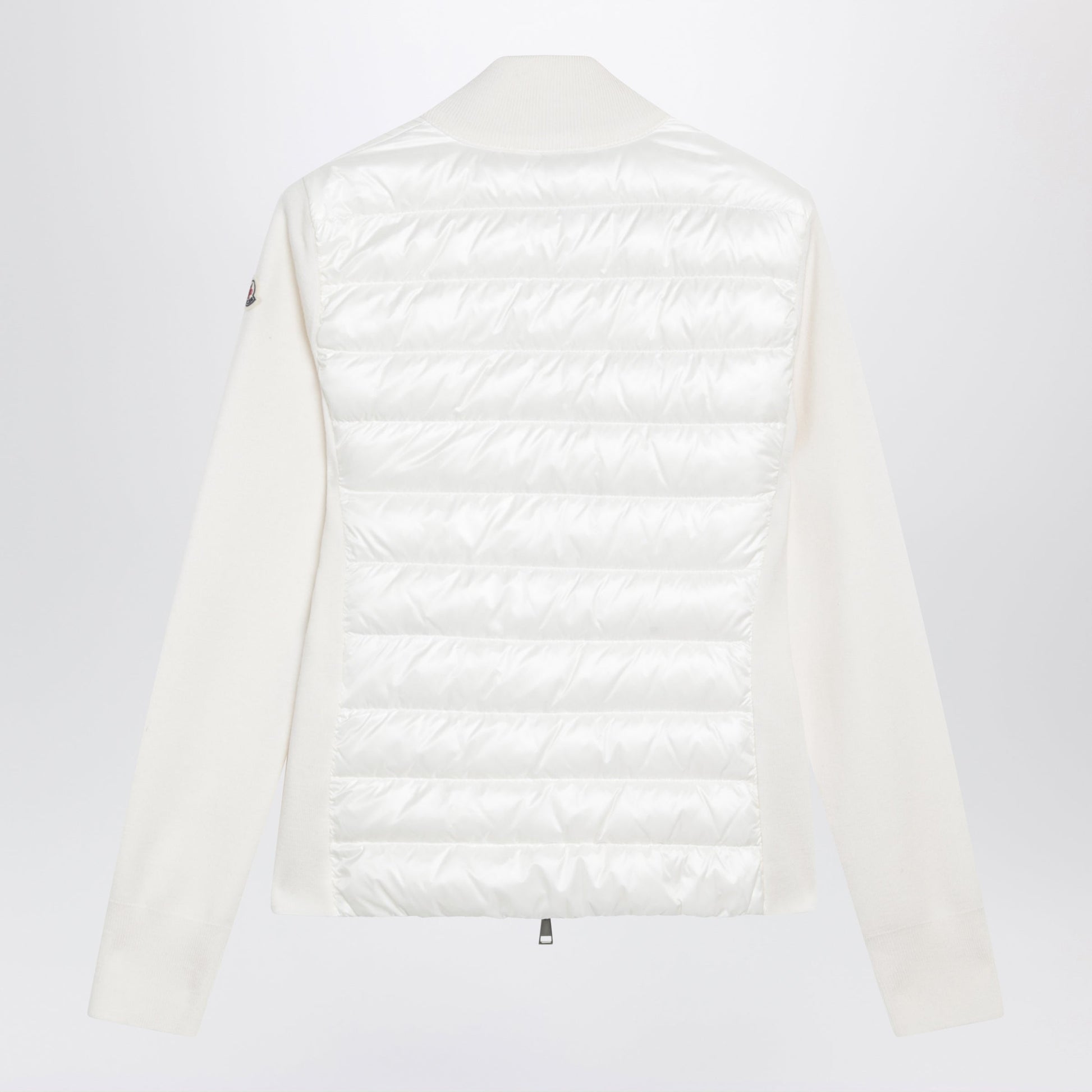 Moncler White Padded Zip-Up Cardigan Women MONCLER