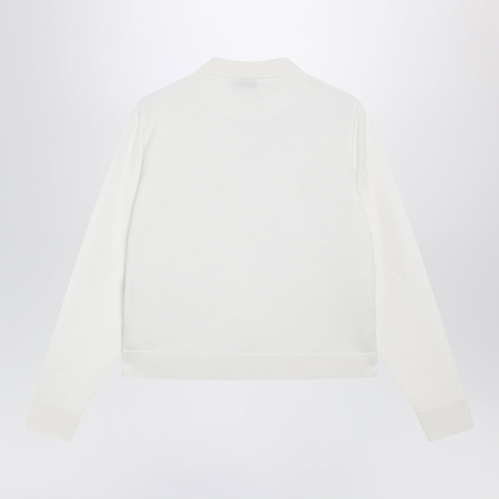 Moncler White Padded Zip-Up Cardigan Women MONCLER