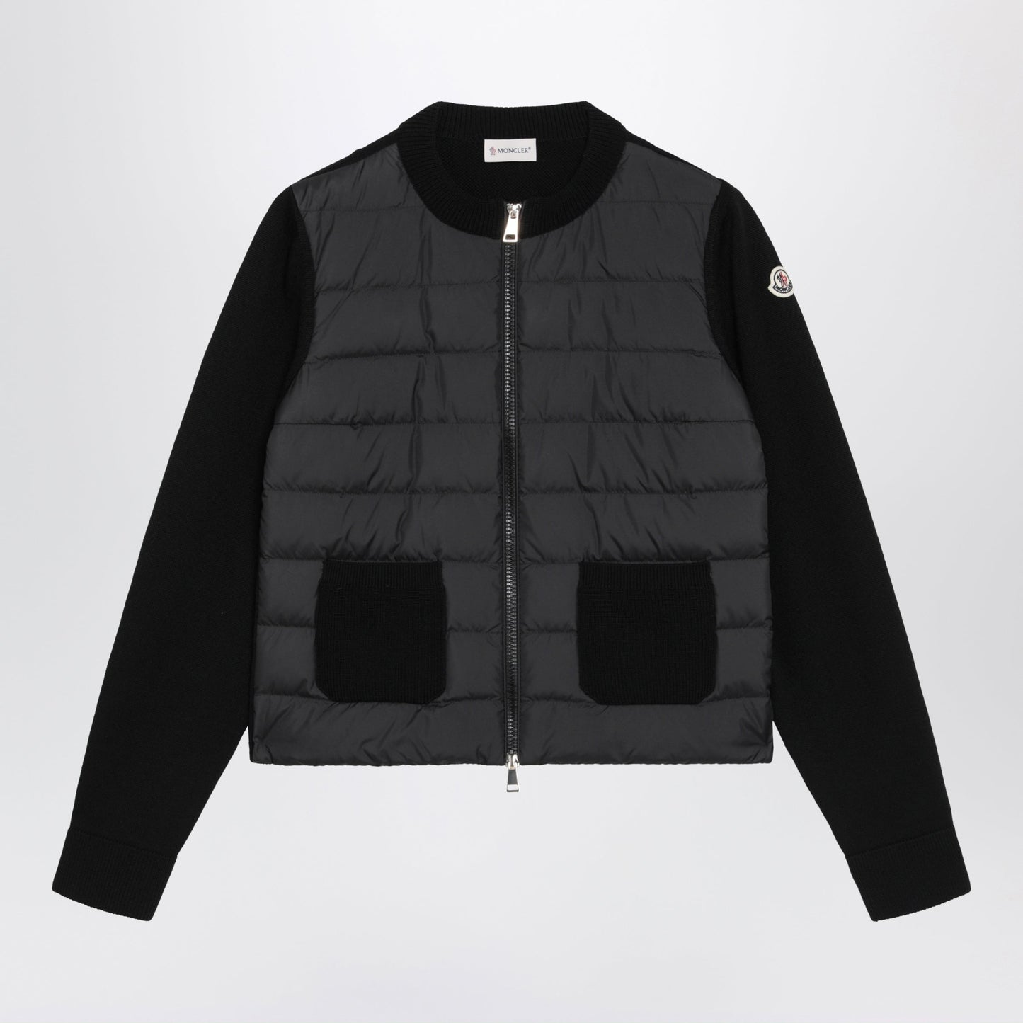 Moncler Black Padded Zip-Up Cardigan Women MONCLER