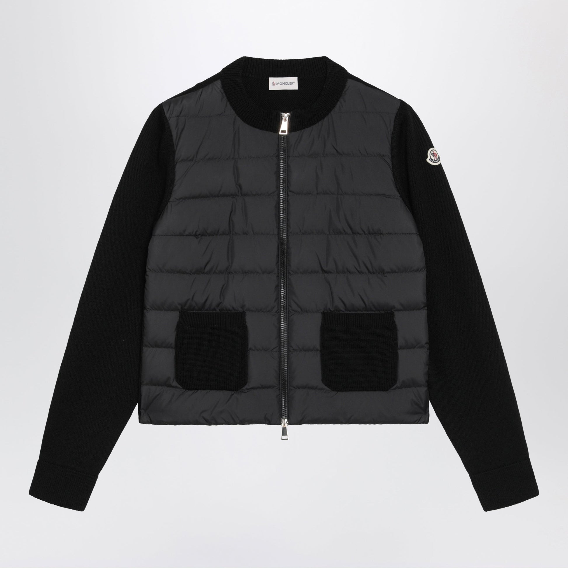 Moncler Black Padded Zip-Up Cardigan Women MONCLER