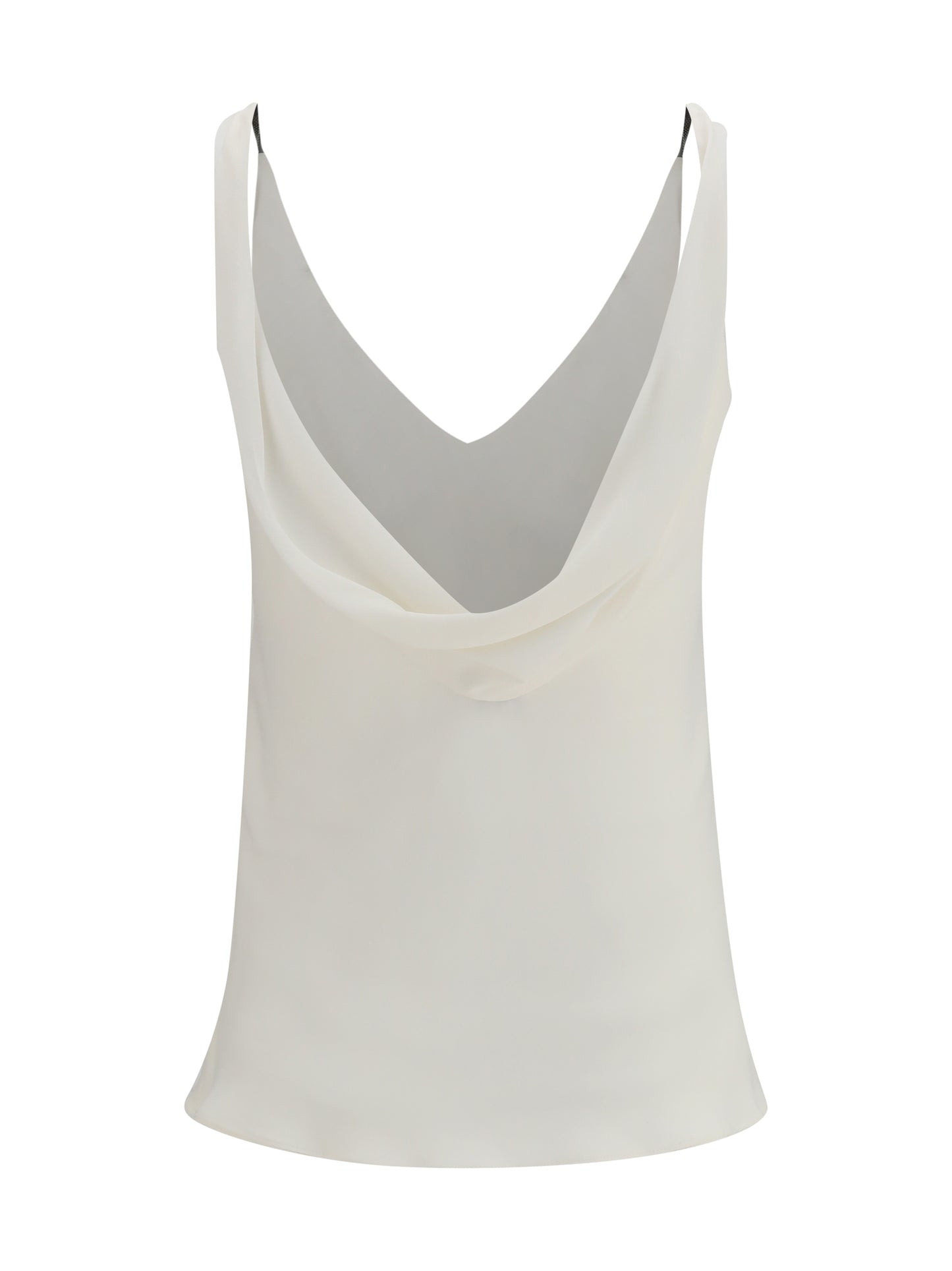 Brunello Cucinelli Women Silk Crêpe Sablé Top BRUNELLO CUCINELLI