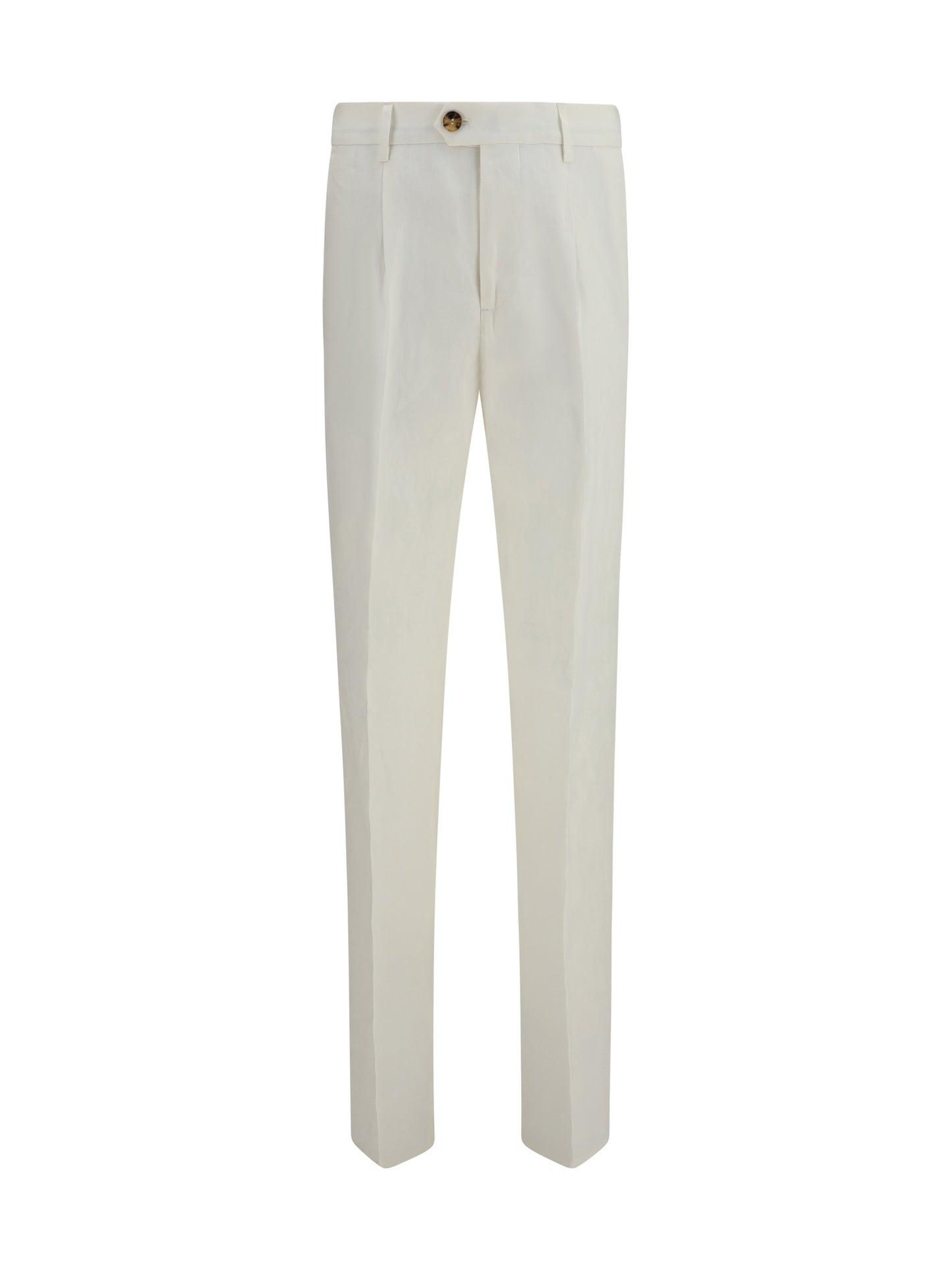 Brunello Cucinelli Men Linen Tailored Pants
