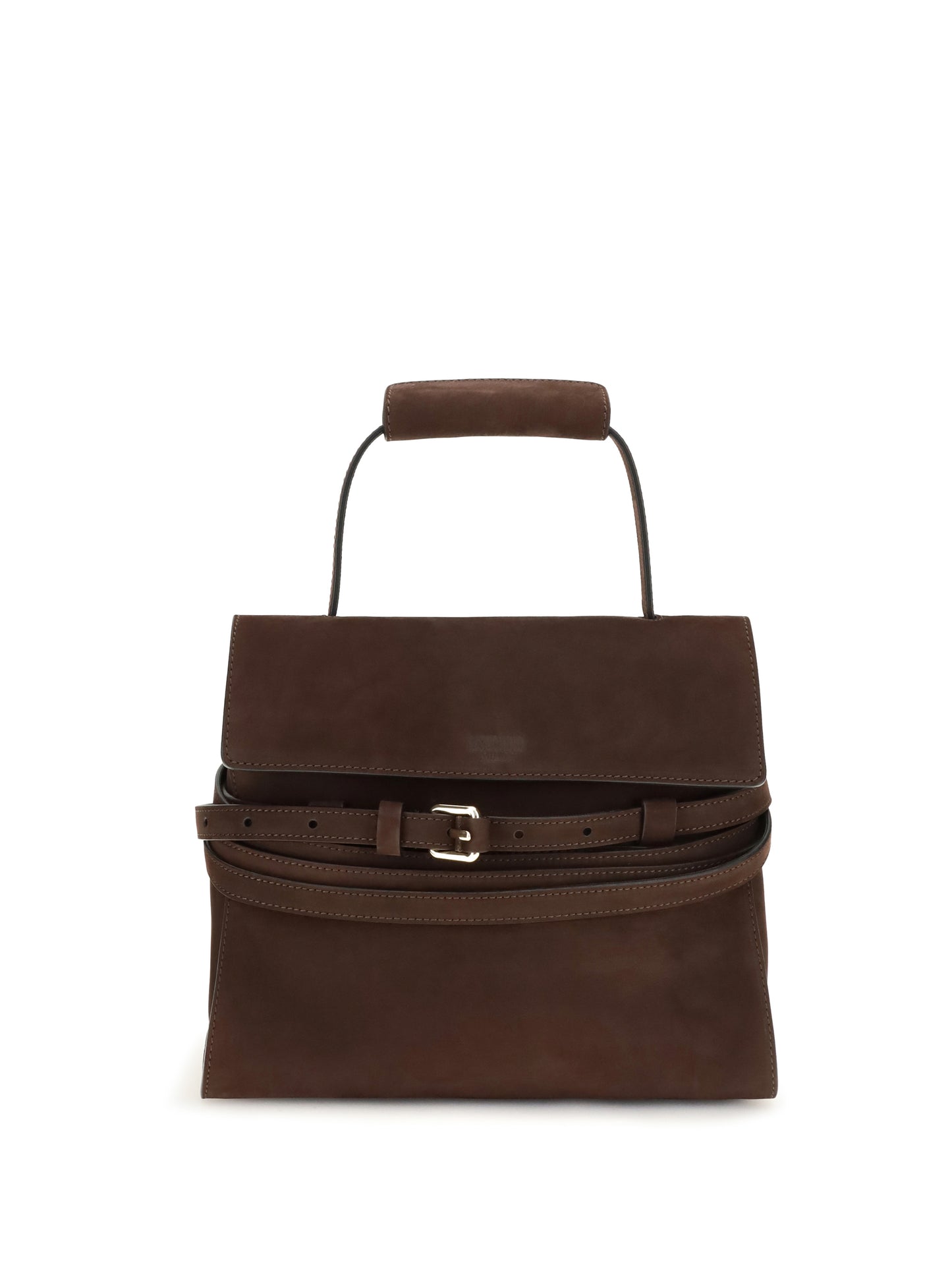 Moschino Women Handbag Nabuk Cioccolato MOSCHINO
