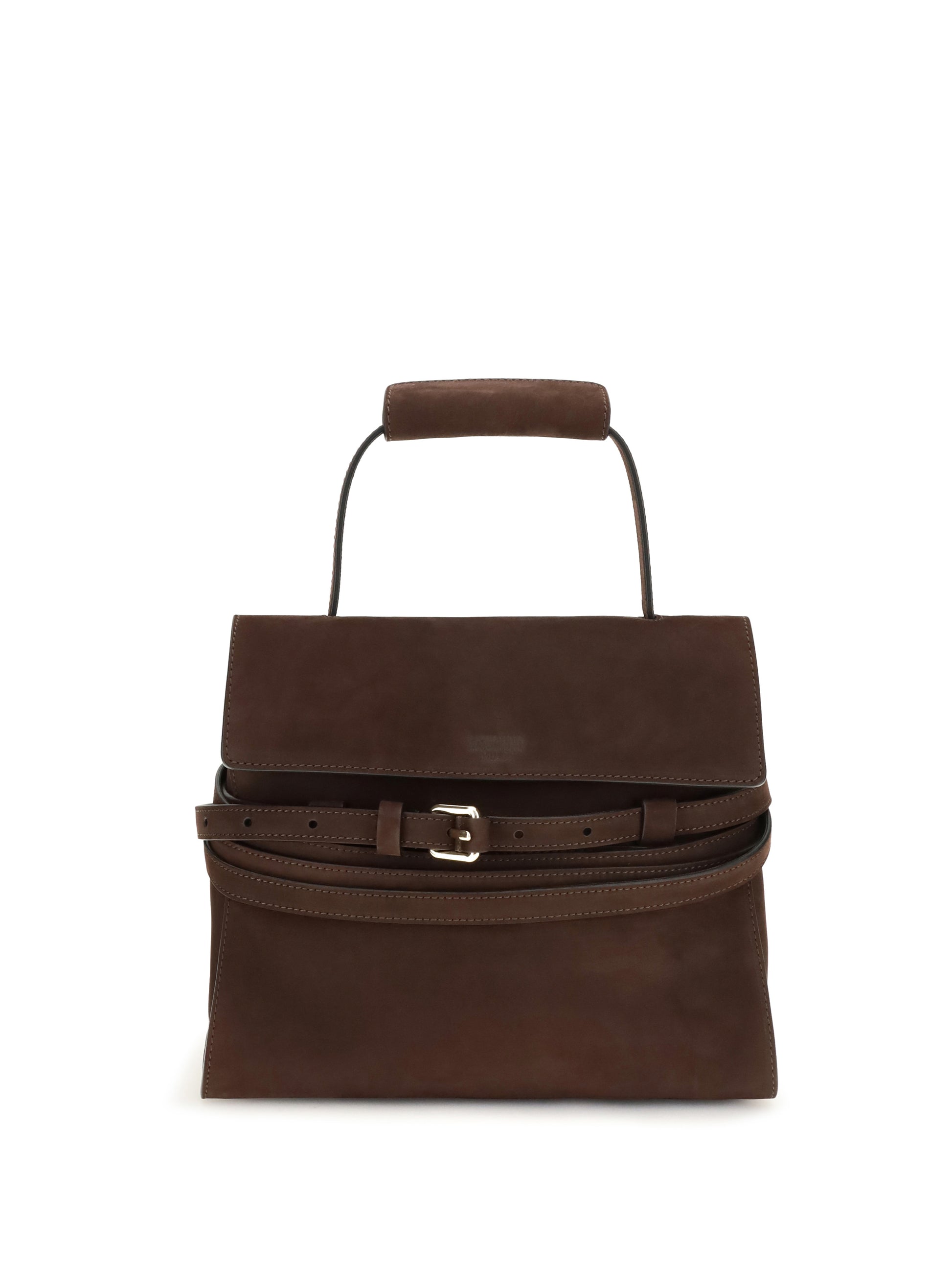 Moschino Women Handbag Nabuk Cioccolato MOSCHINO