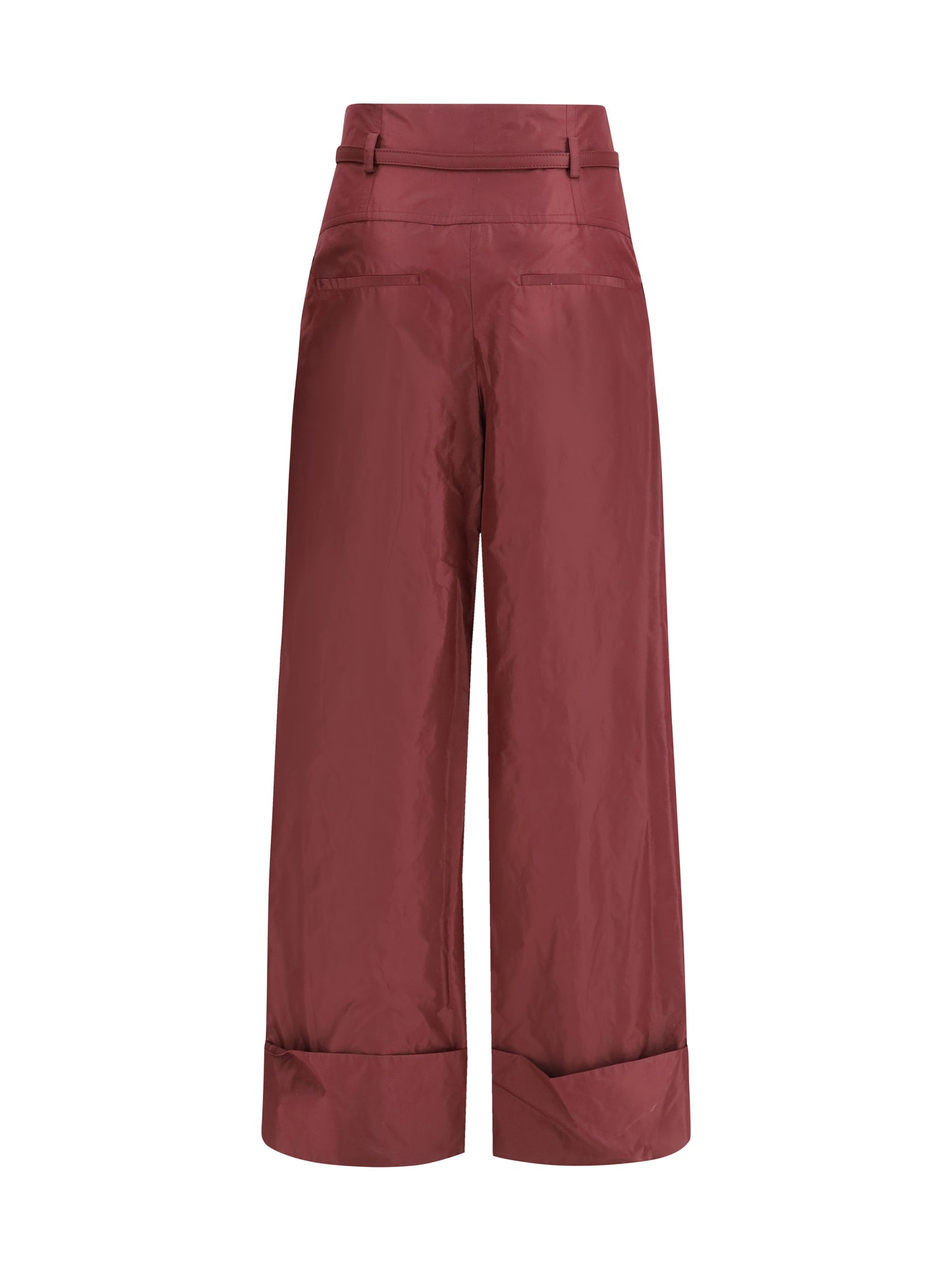 Fendi Women Taffeta Silk Pants FENDI