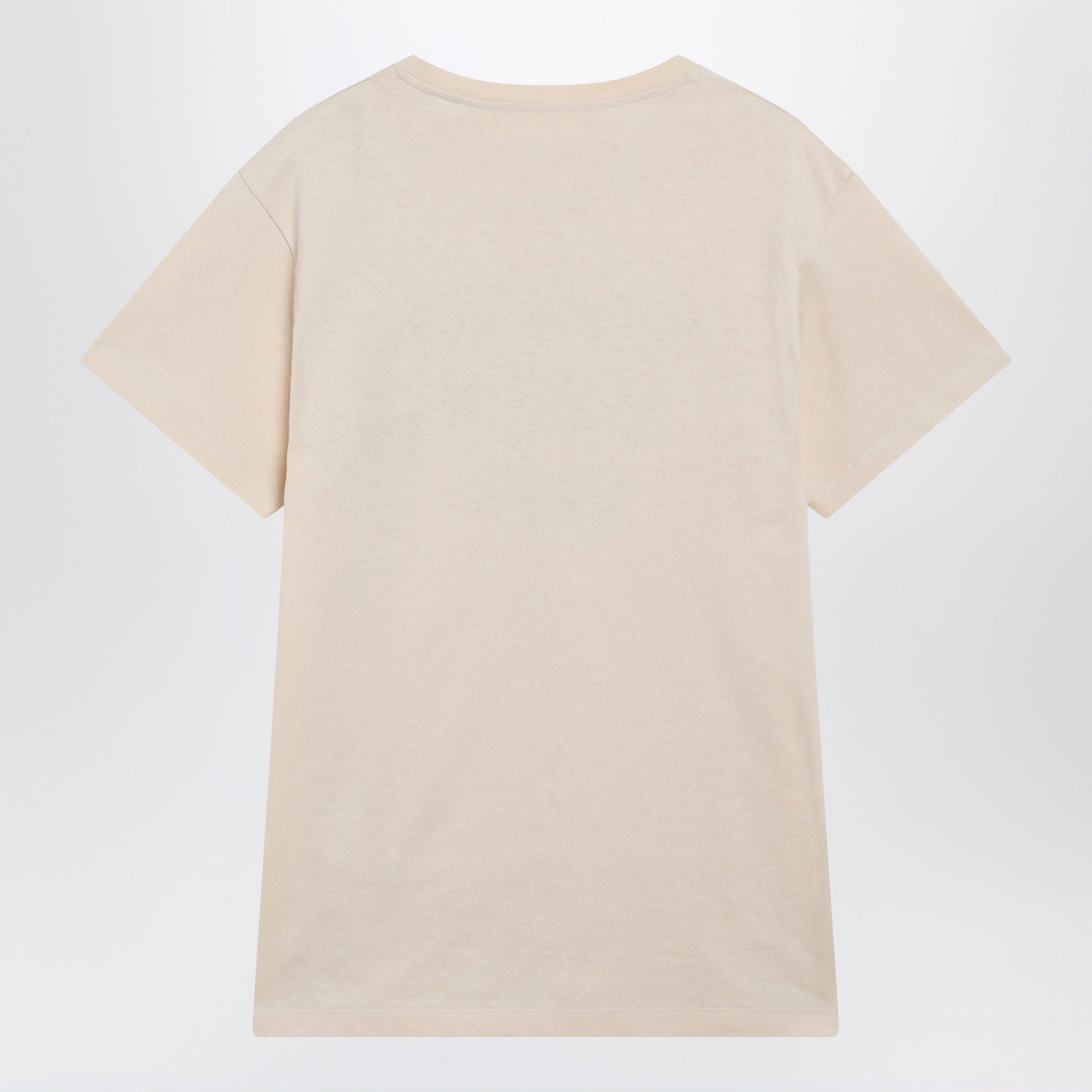 Valentino Panther Lady Cotton Jersey T-Shirt In Birch/Black Women VALENTINO