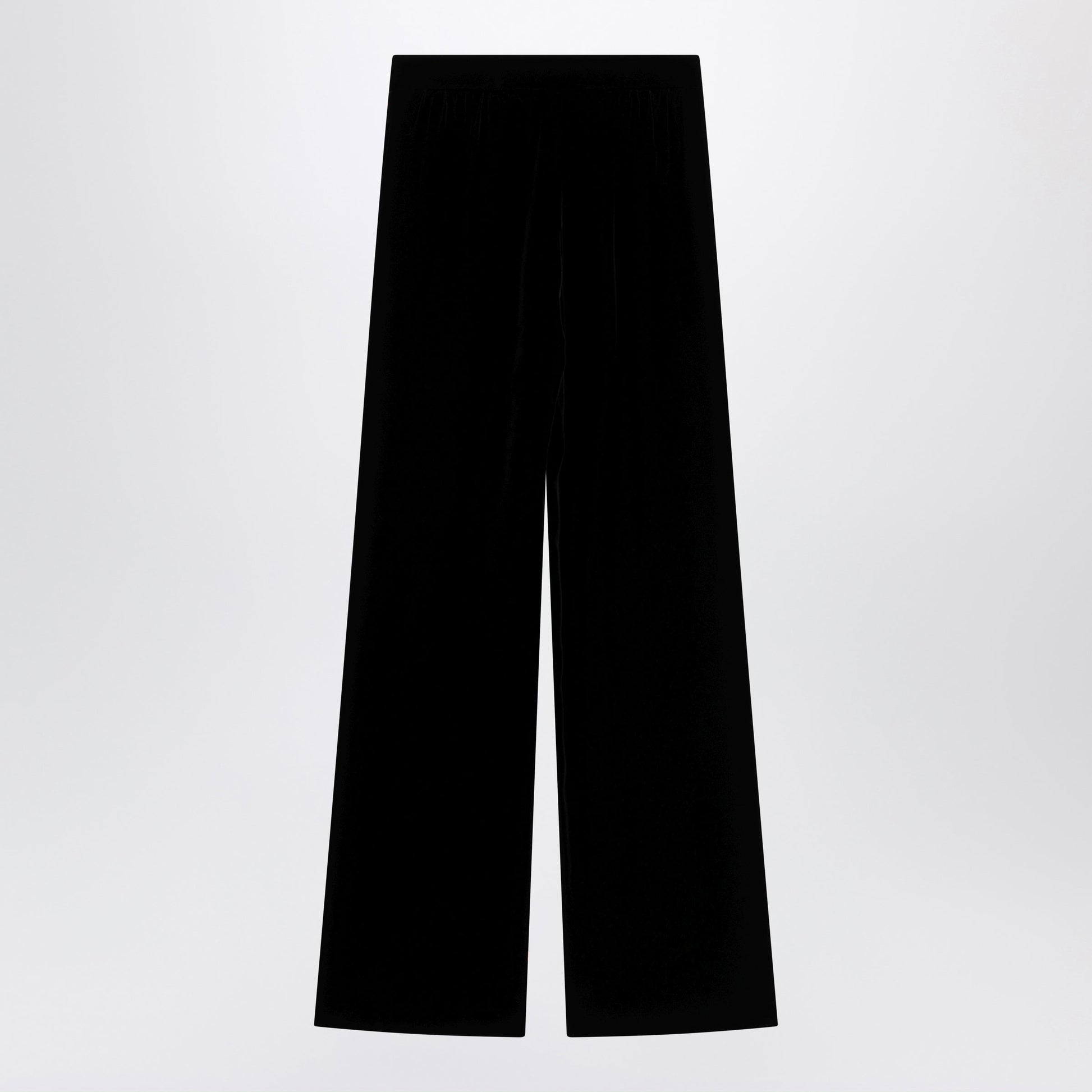 Valentino Black Viscose-Blend Trousers Women VALENTINO