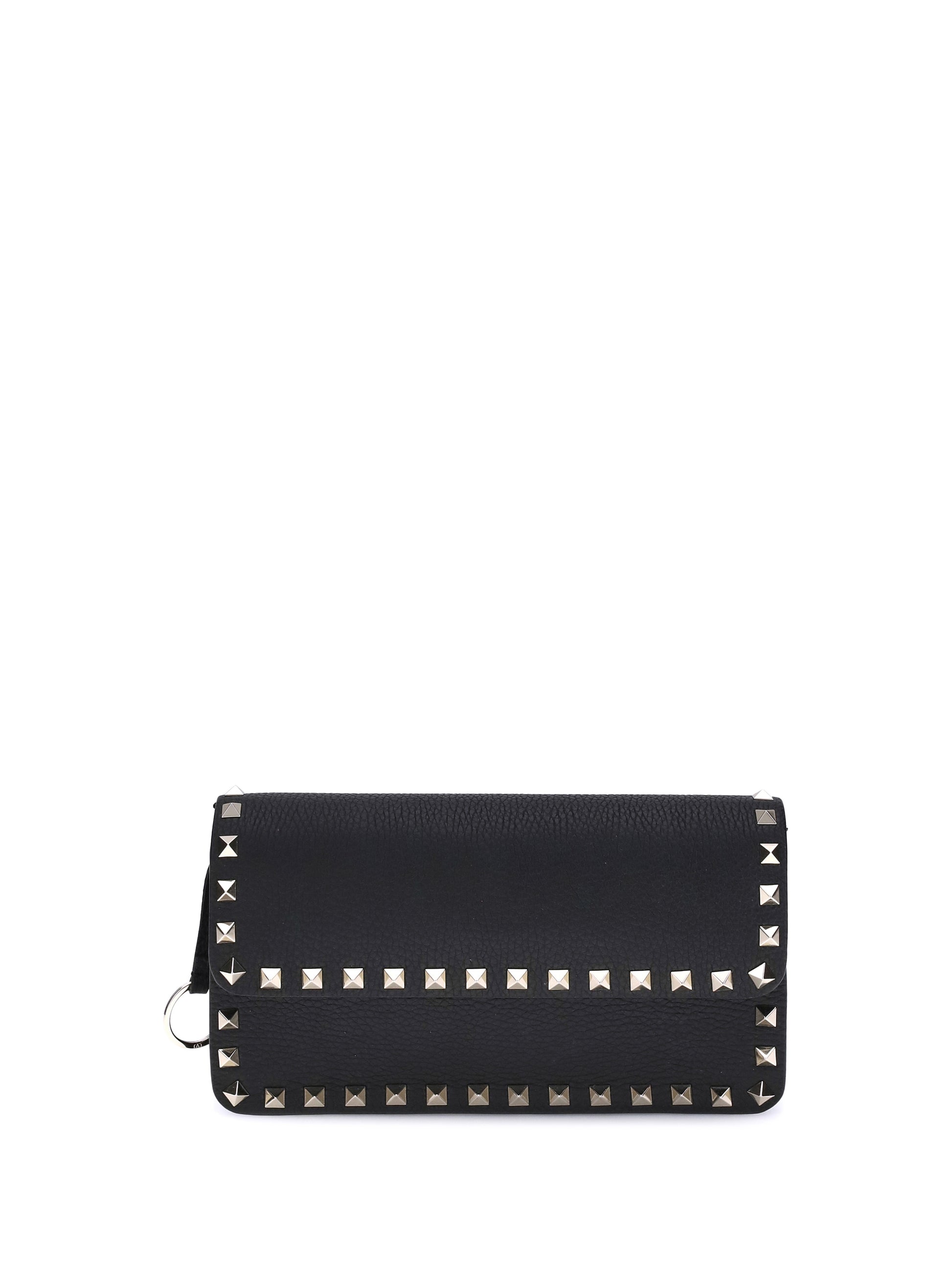 Valentino Garavani Women Wallet W/Strap | Rockstud | Vitello Stam VALENTINO GARAVANI