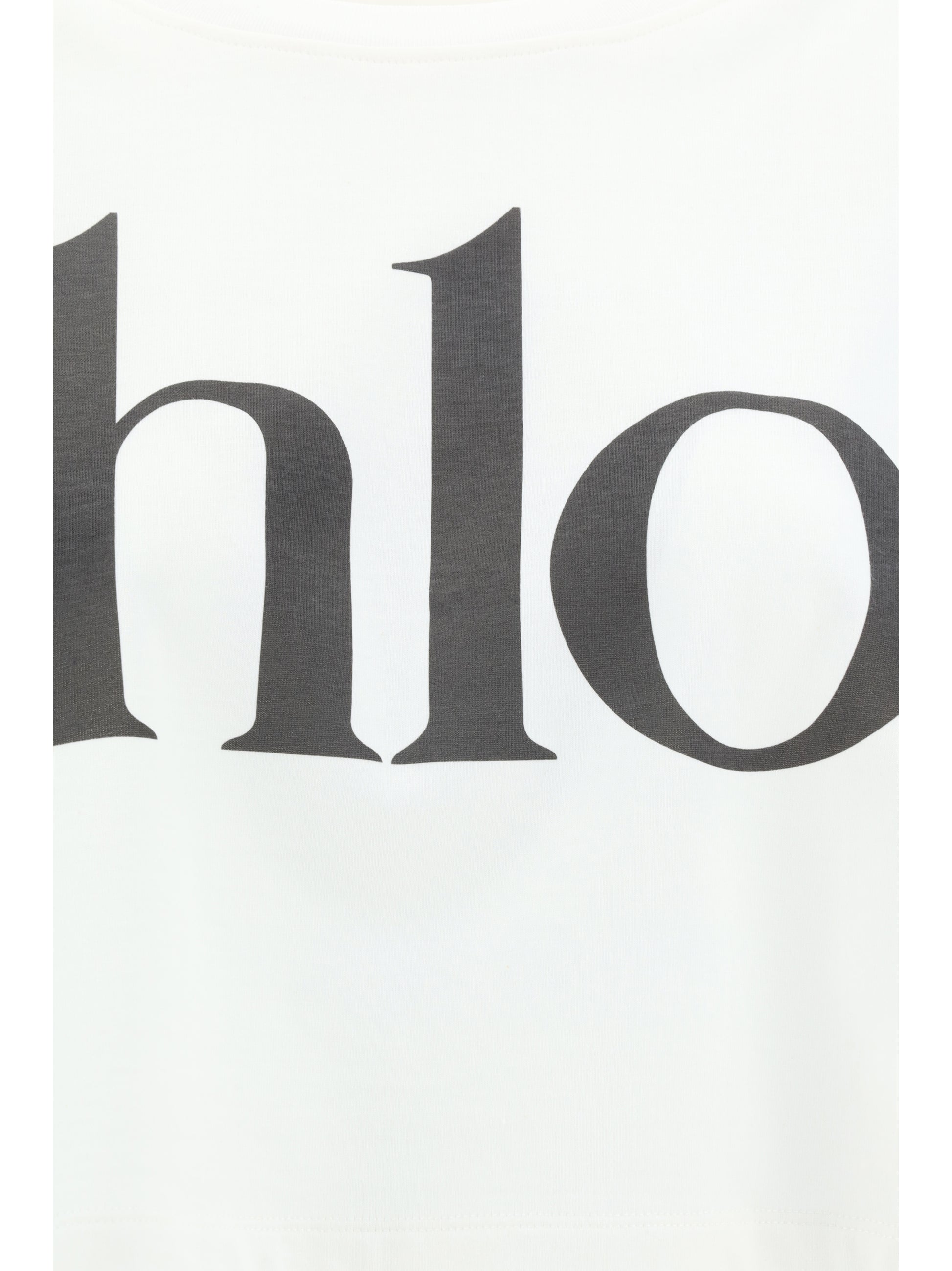 Chloé Women Cropped T-Shirt CHLOE