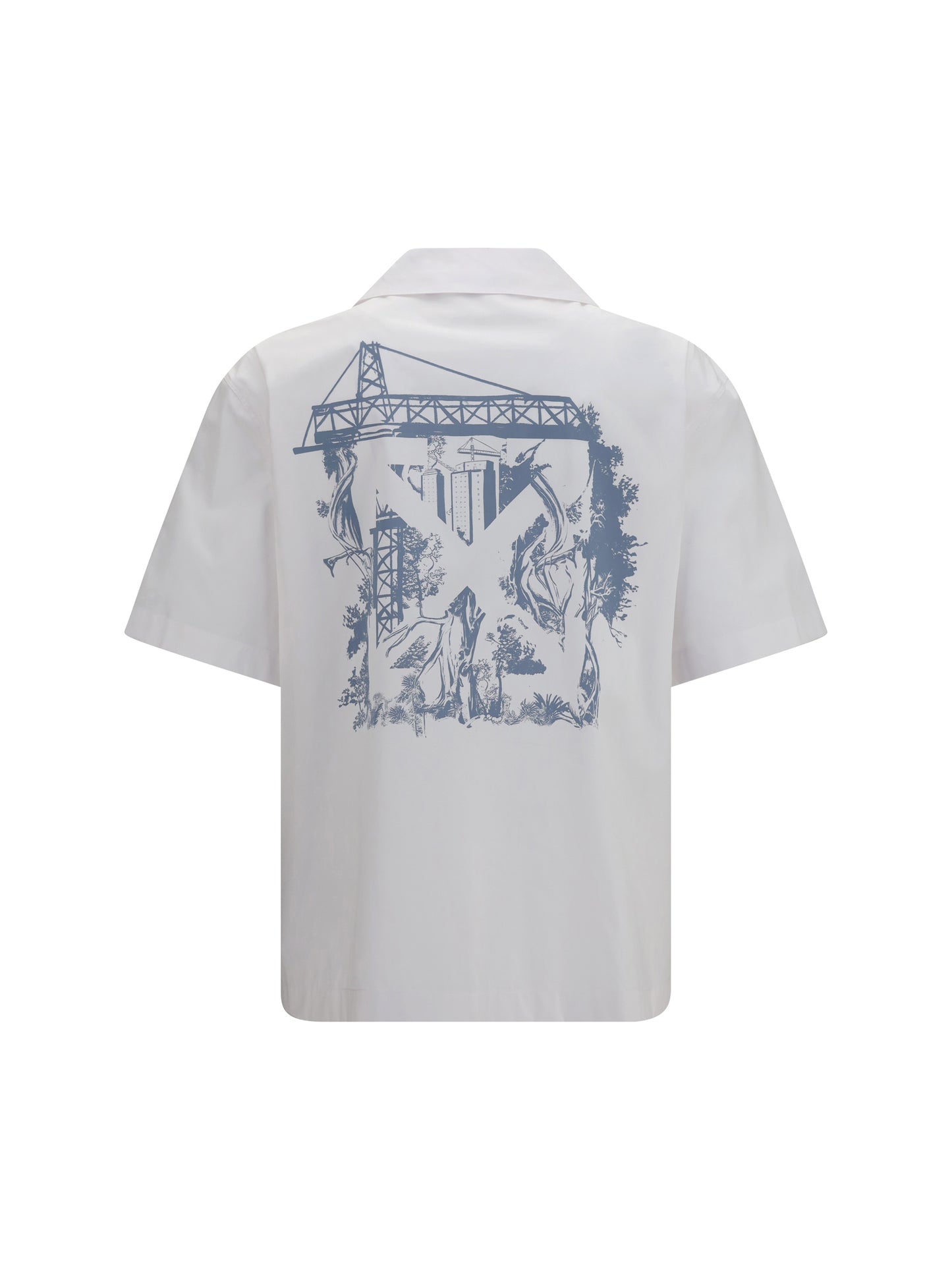 Off-White Men City Nature Bowling Shirt OFF-WHITE