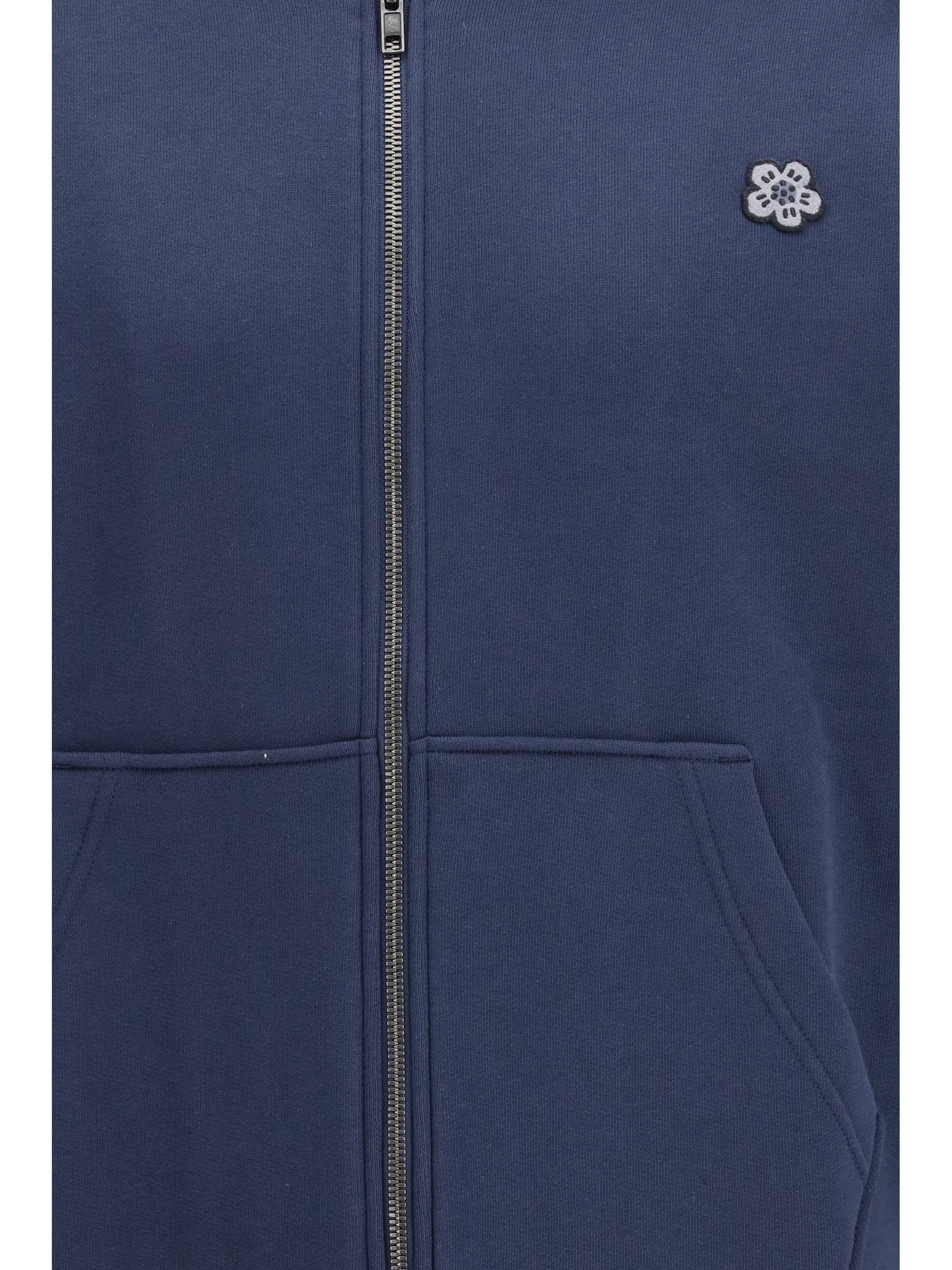 Kenzo Men ‘Boke Flower’ Embroidered Zip Hoodie KENZO