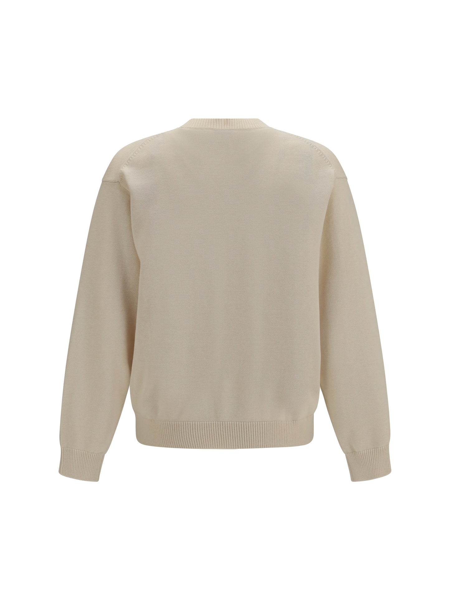 Kenzo Men Kenzo Paris Emblem Embroidered Wool And Cotton Sweater KENZO