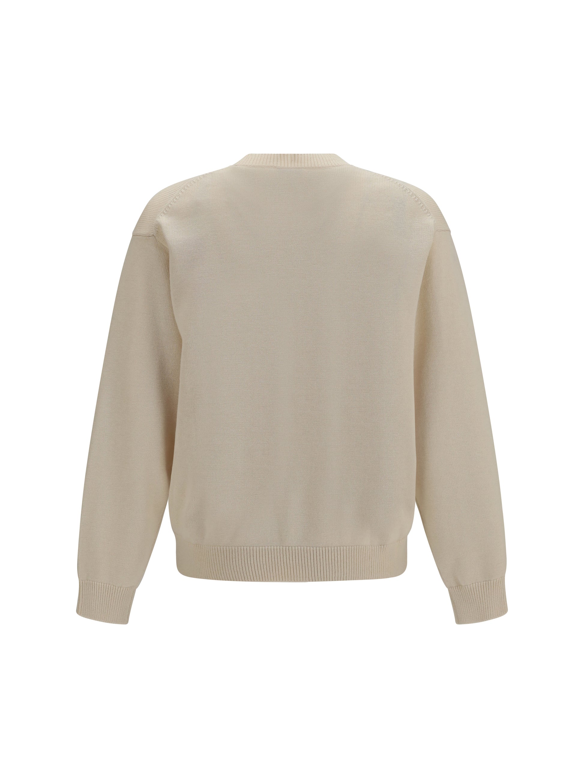 Kenzo Men Kenzo Paris Emblem Embroidered Wool And Cotton Sweater KENZO