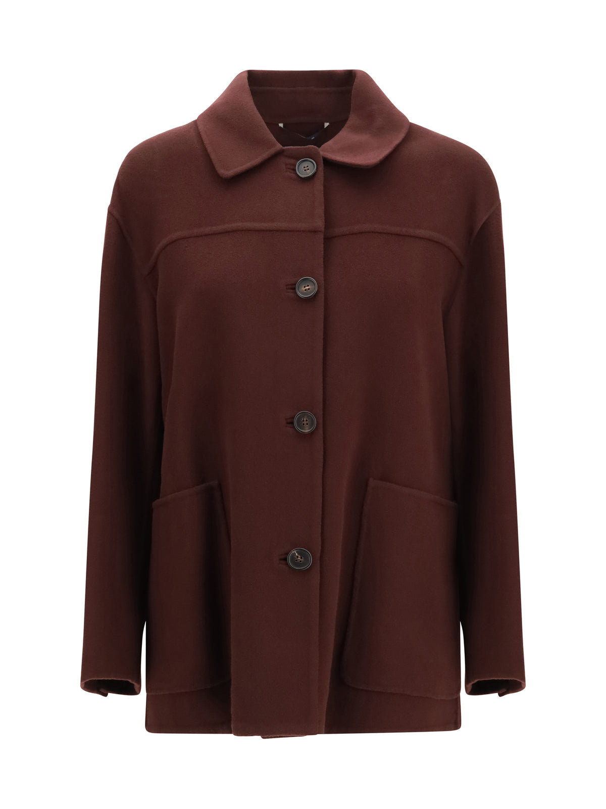 'S Maxmara Women Giugno Short Virgin Wool Coat S MAX MARA