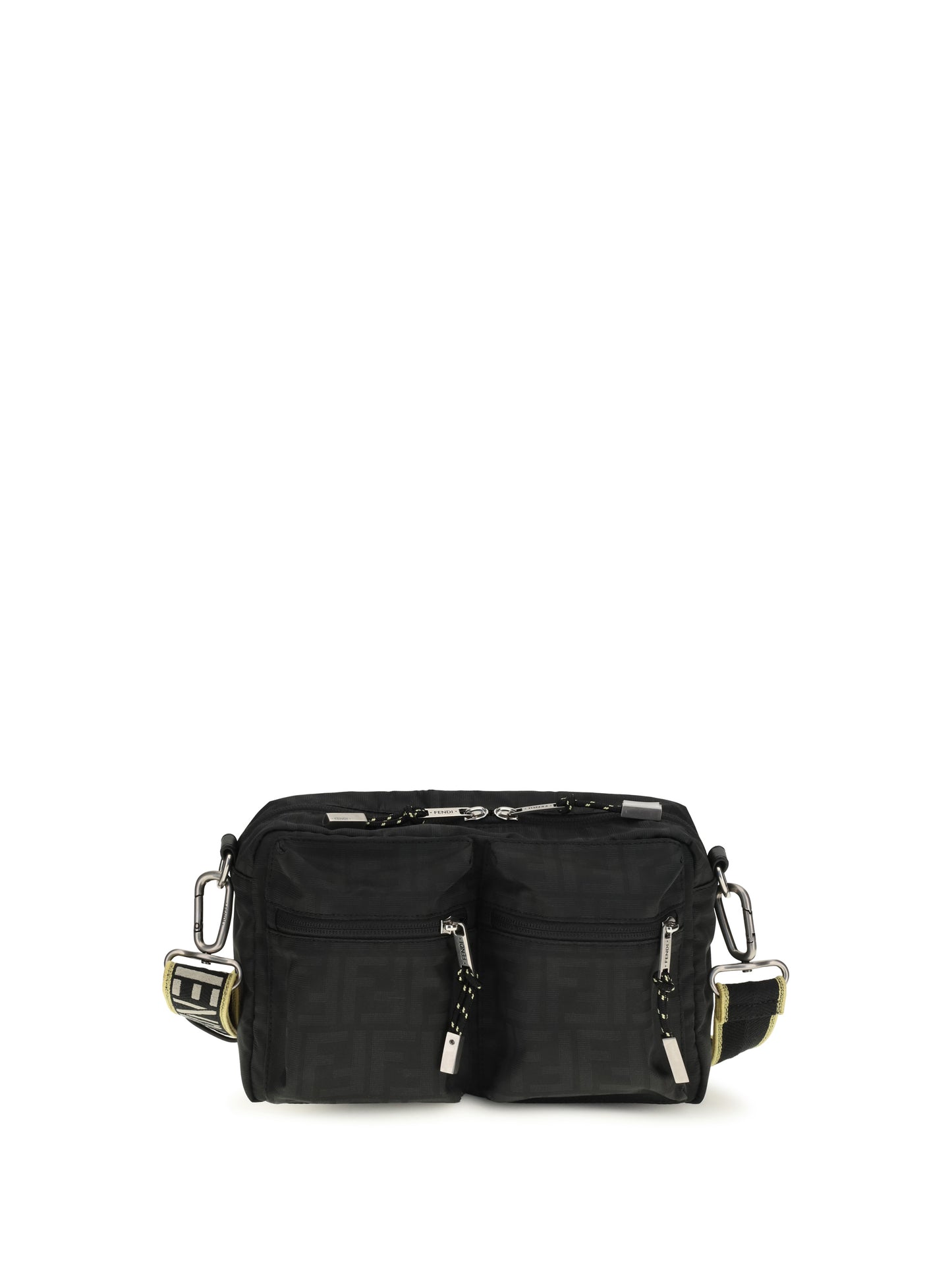 Fendi Men Ff Monogram Fabric Camera Case FENDI