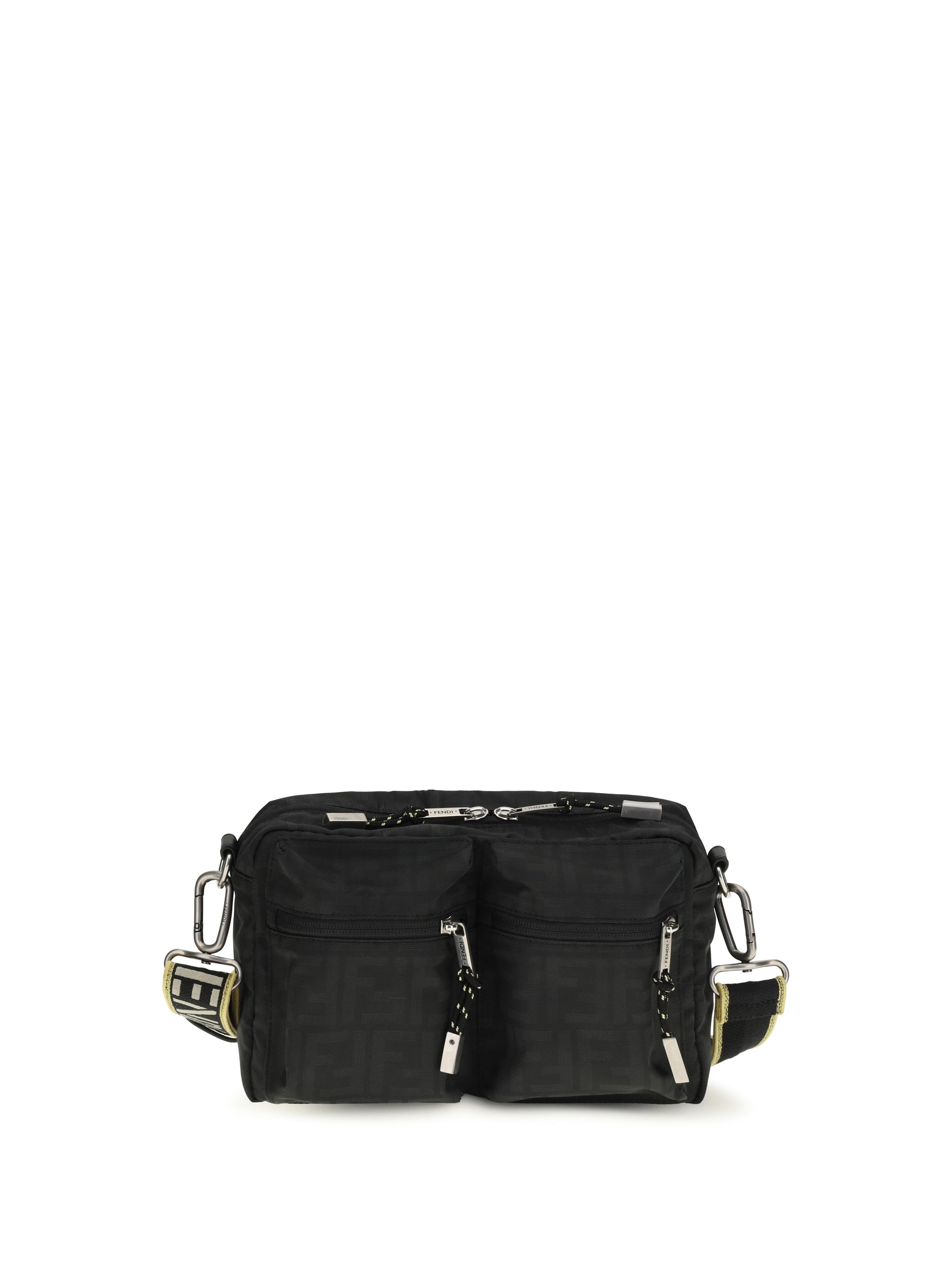 Fendi Men Ff Monogram Fabric Camera Case FENDI