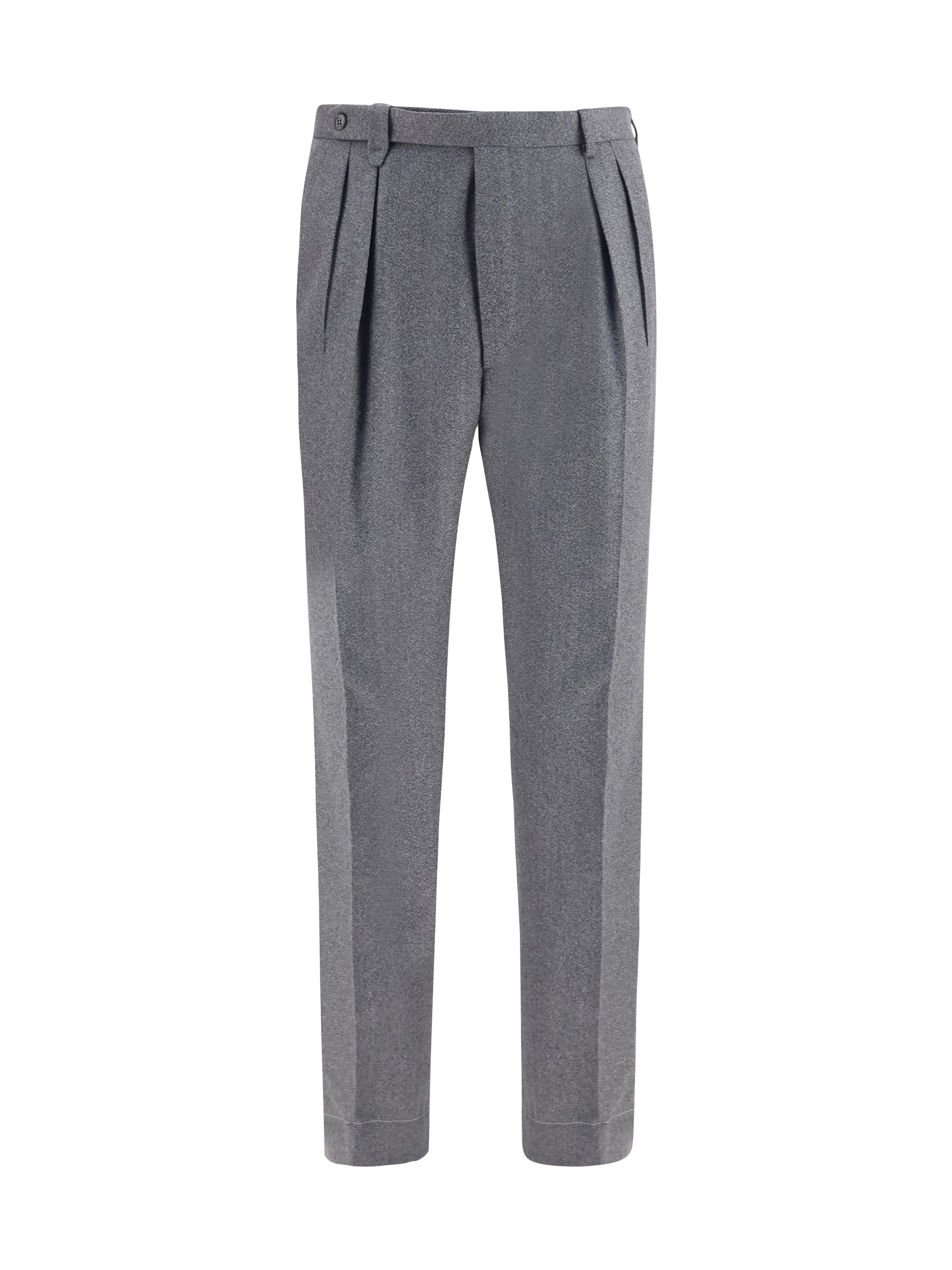 Brioni Men Elba Trousers In Silk, Cashmere And Linen BRIONI