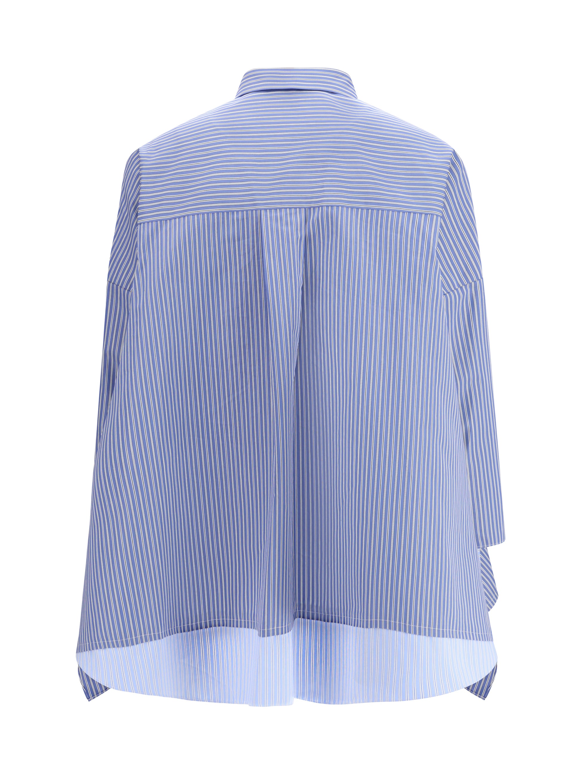 Sacai Women Striped Poplin Shirt SACAI